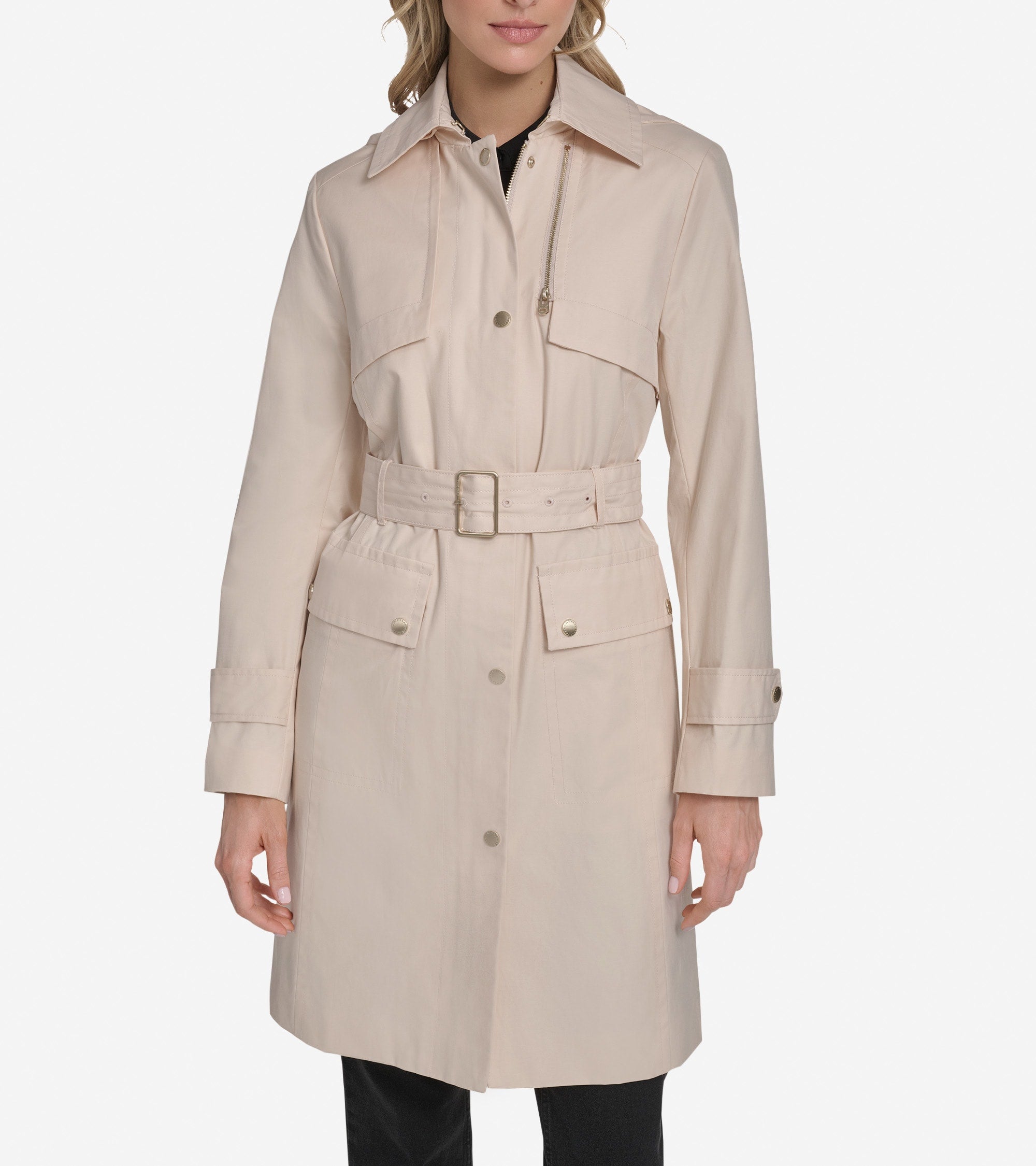 Women's Belted Trench Coat in Beige | Cole Haan