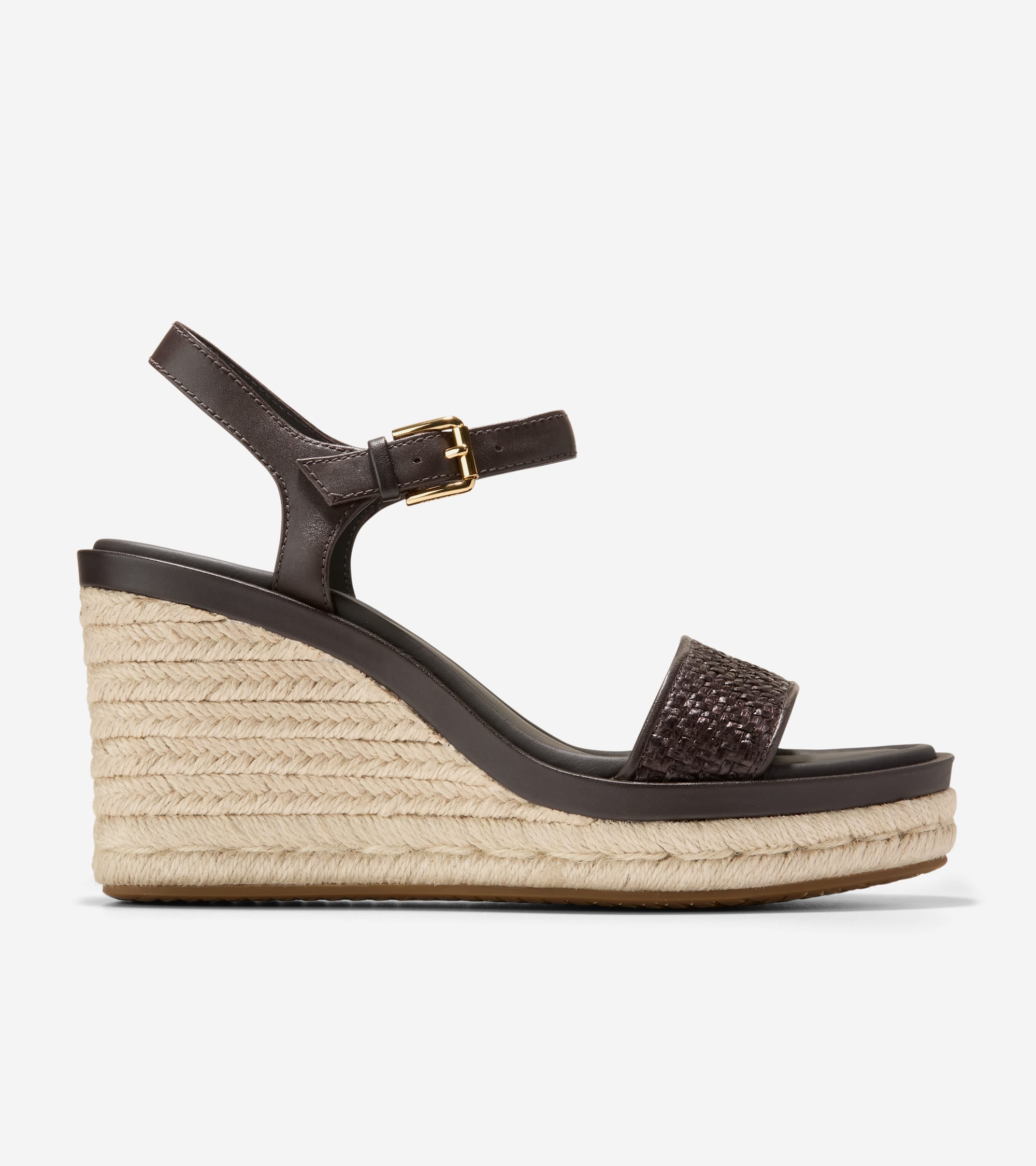 Women's Cloudfeel Asbury Espadrille Wedge Sandals in Brown | Cole Haan