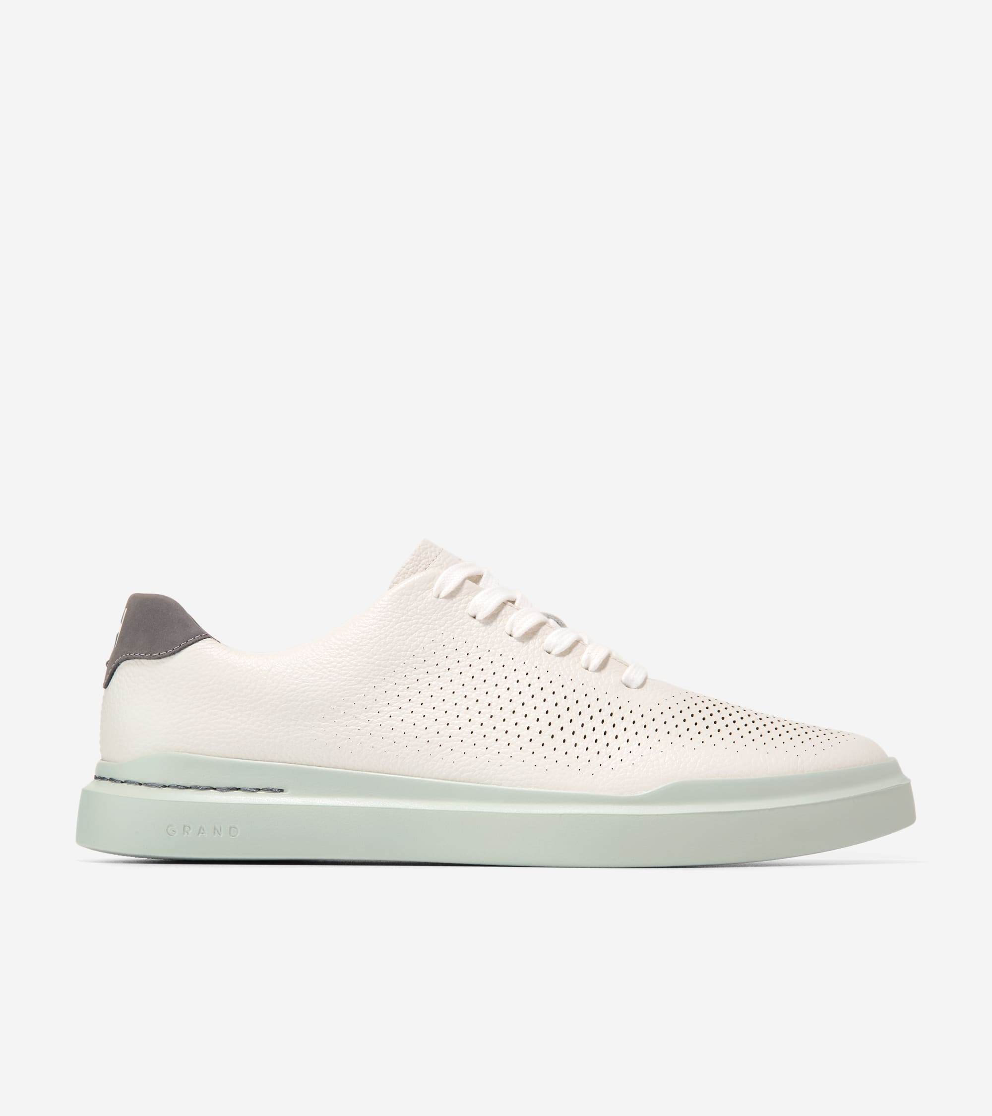 Men's GrandPrø Rally Laser Cut Sneakers in White | Cole Haan