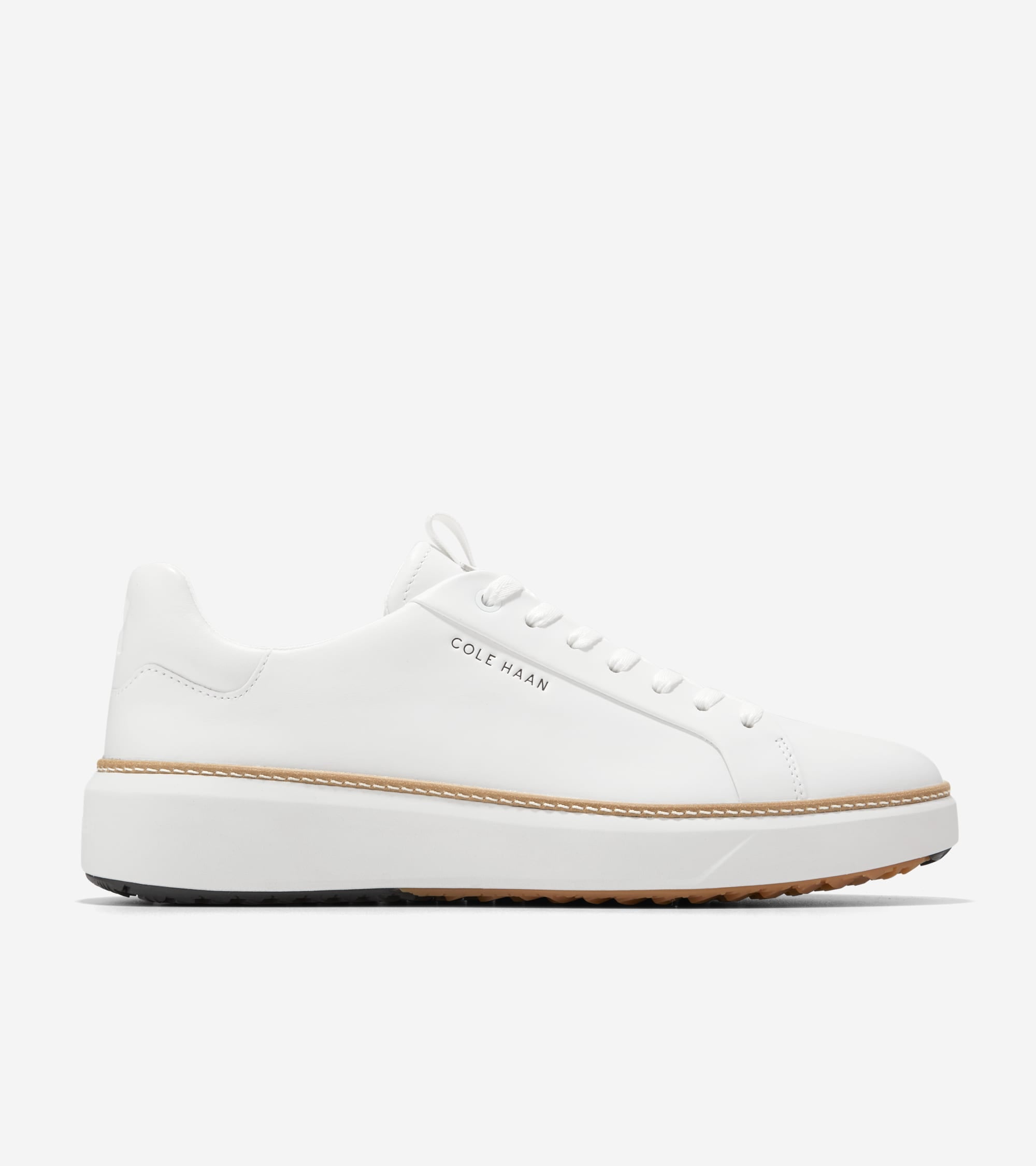 Men's GrandPrø Topspin Waterproof Golf Shoes in White | Cole Haan