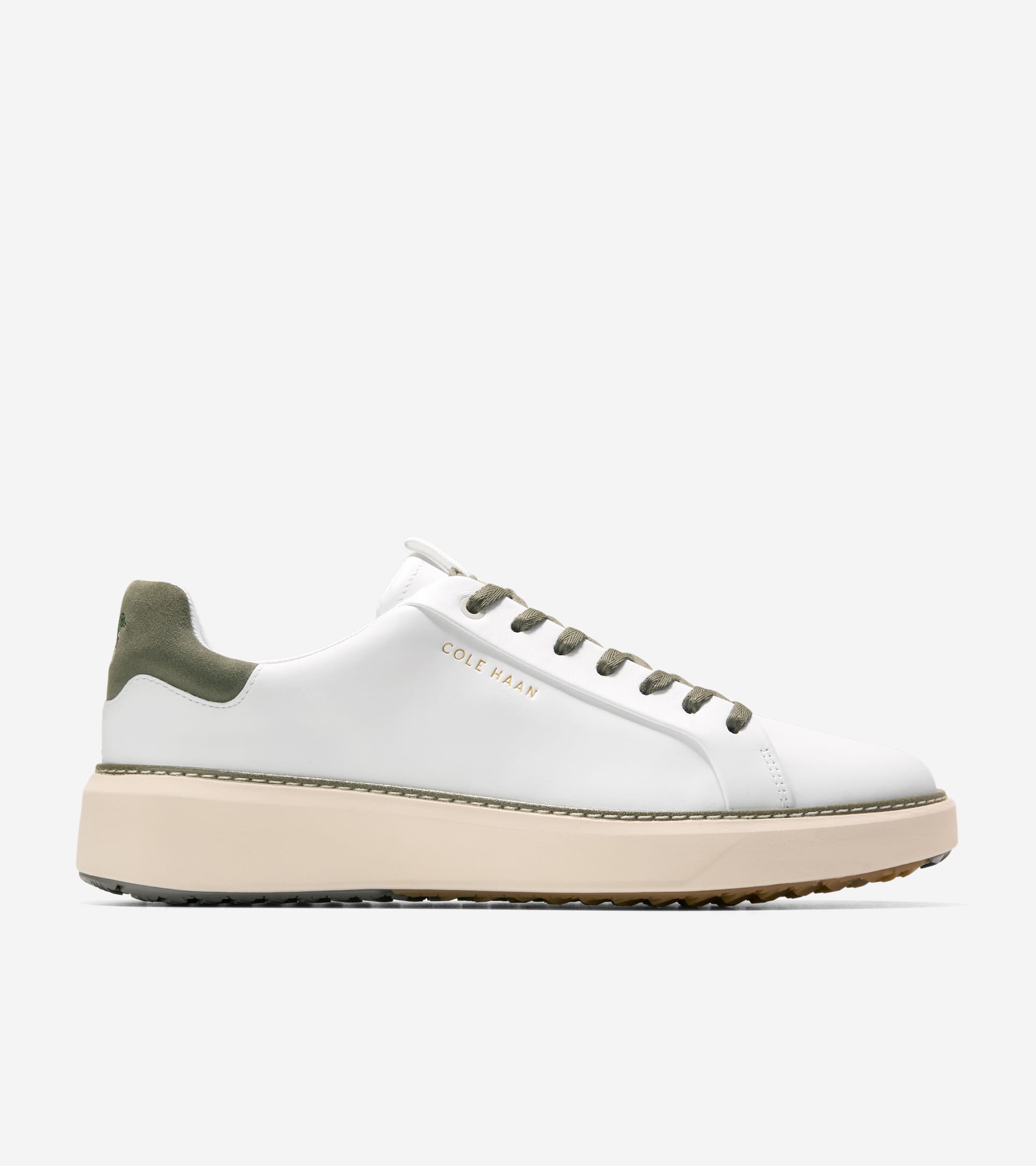 Men's GrandPrø Topspin Waterproof Golf Shoes in White | Cole Haan