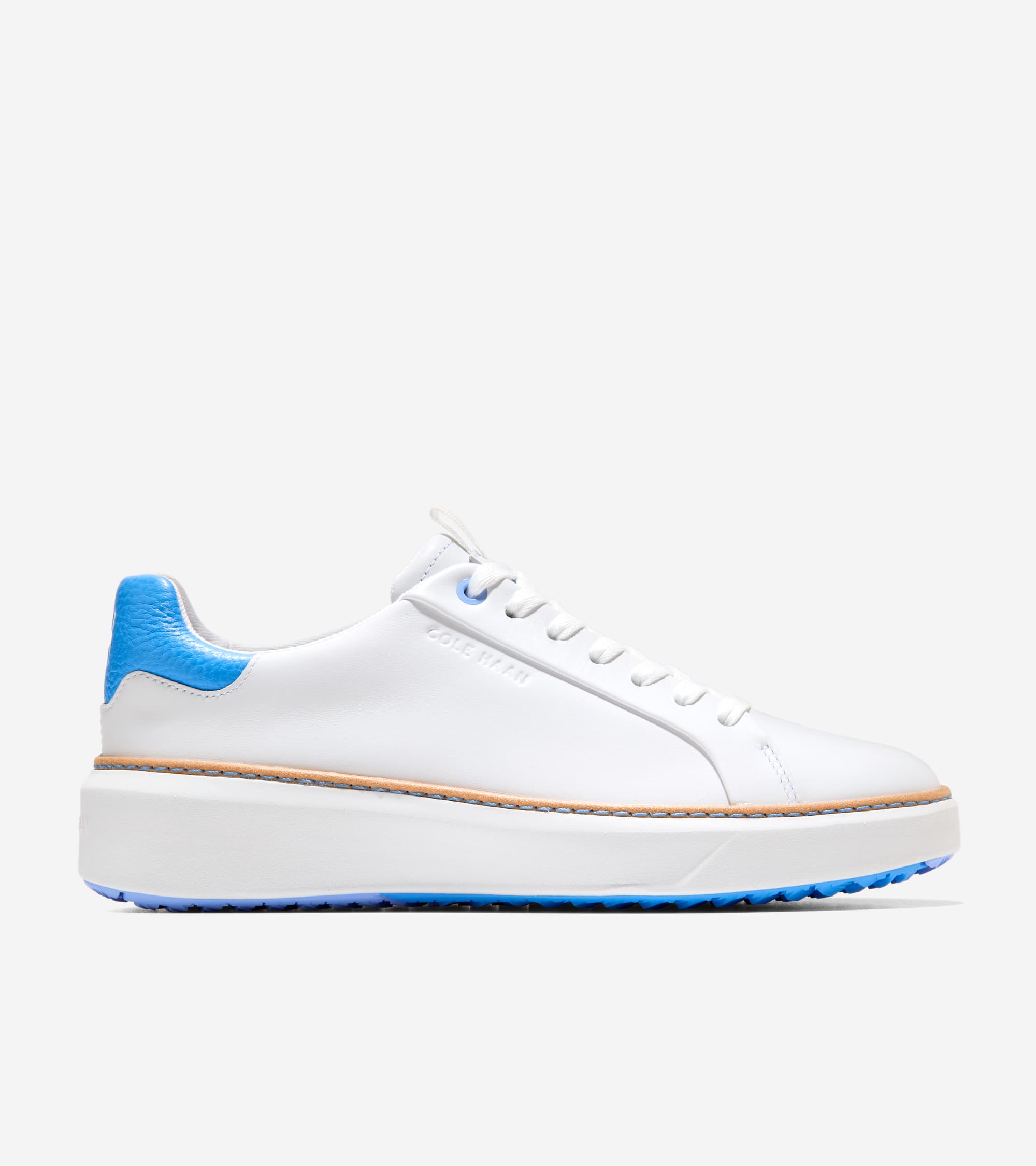 Women's GrandPrø Topspin Waterproof Golf Shoes in White | Cole Haan