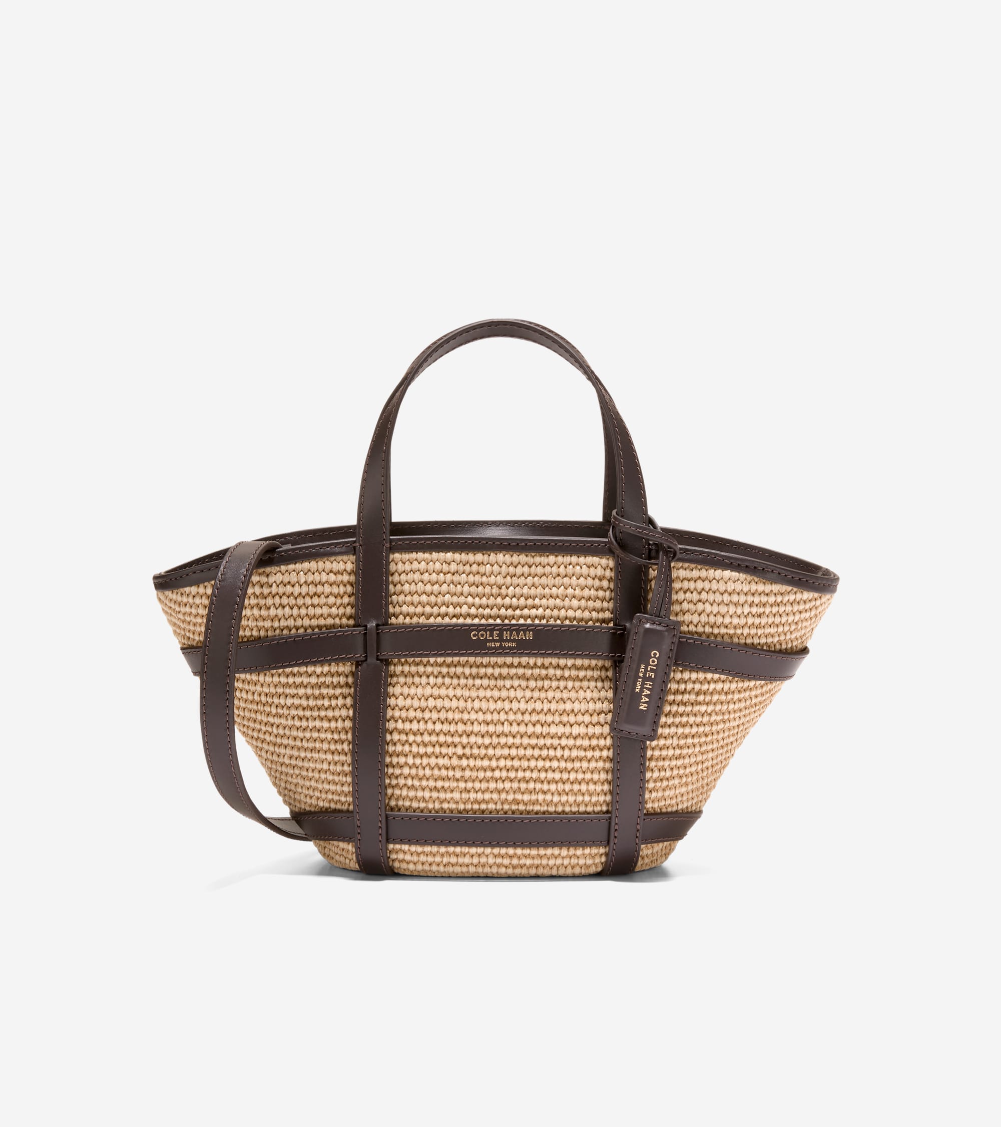 サラサ　ウンヤ手格天井更紗　手提げ金具付きバッグ　鞄　カバン Tanner Bag | Janessa Leoné