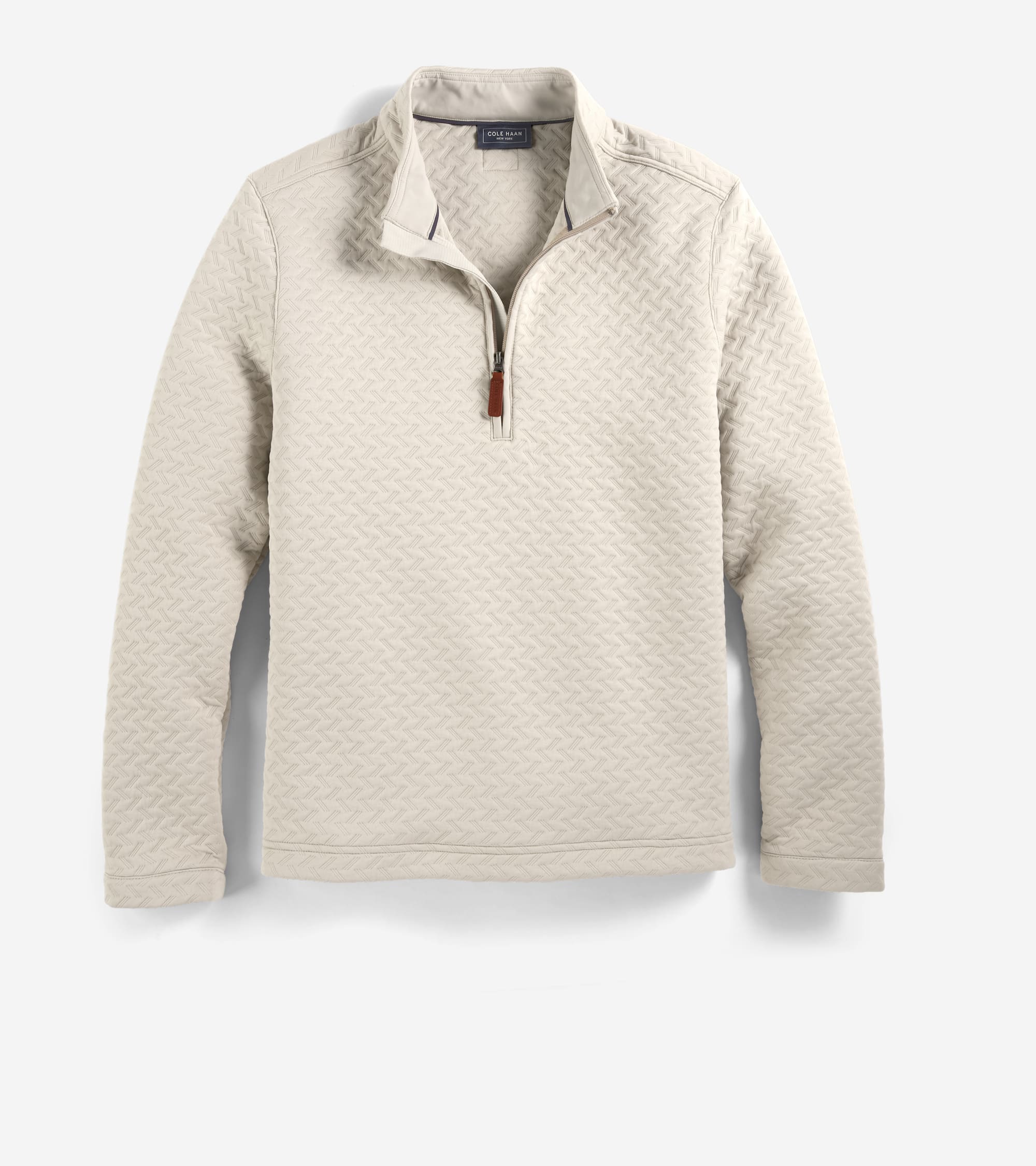 Men's Last Stitch Quarter Zip in Grey | Cole Haan