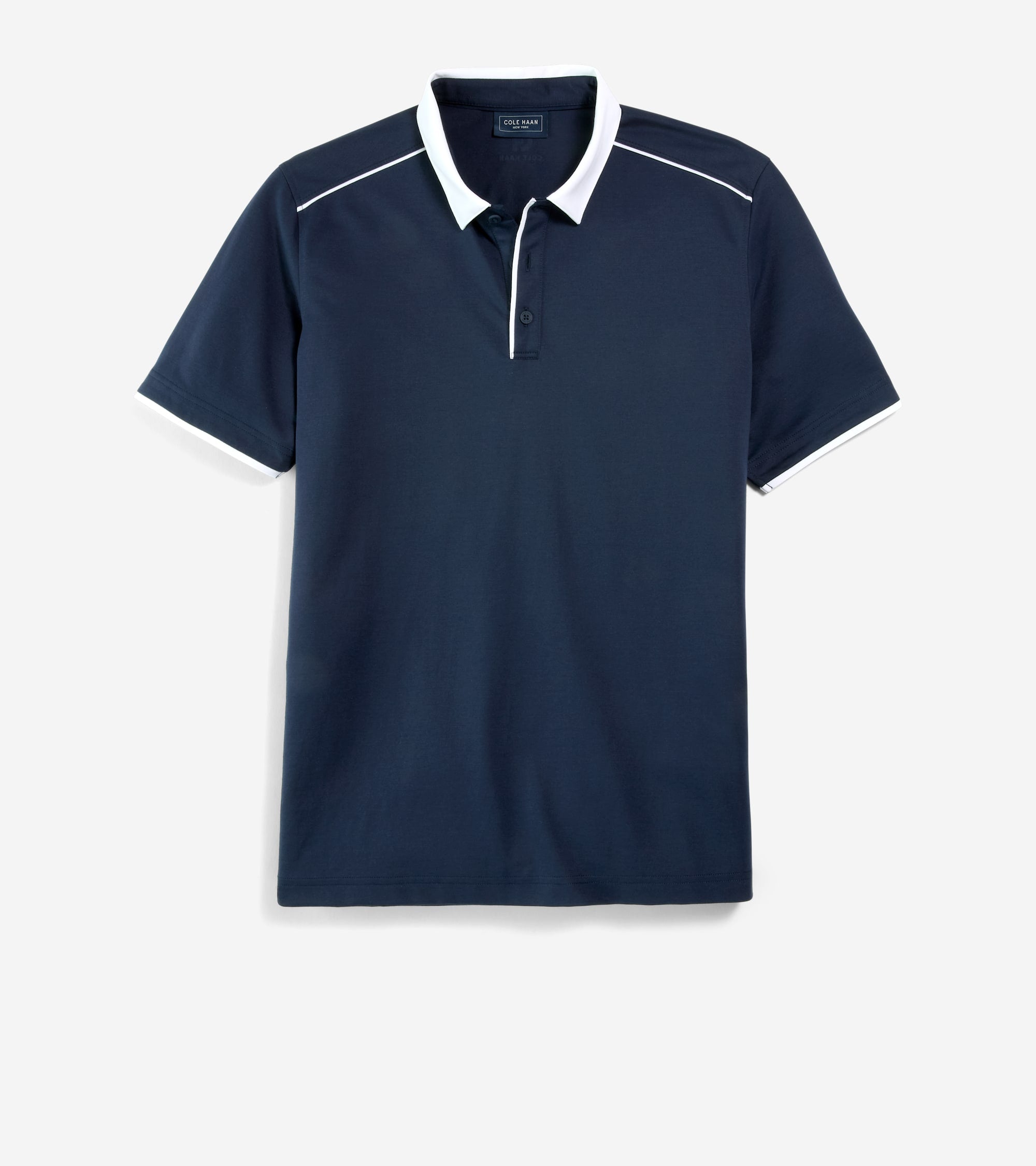 Men's Trafton Polo Shirt in Blue | Cole Haan