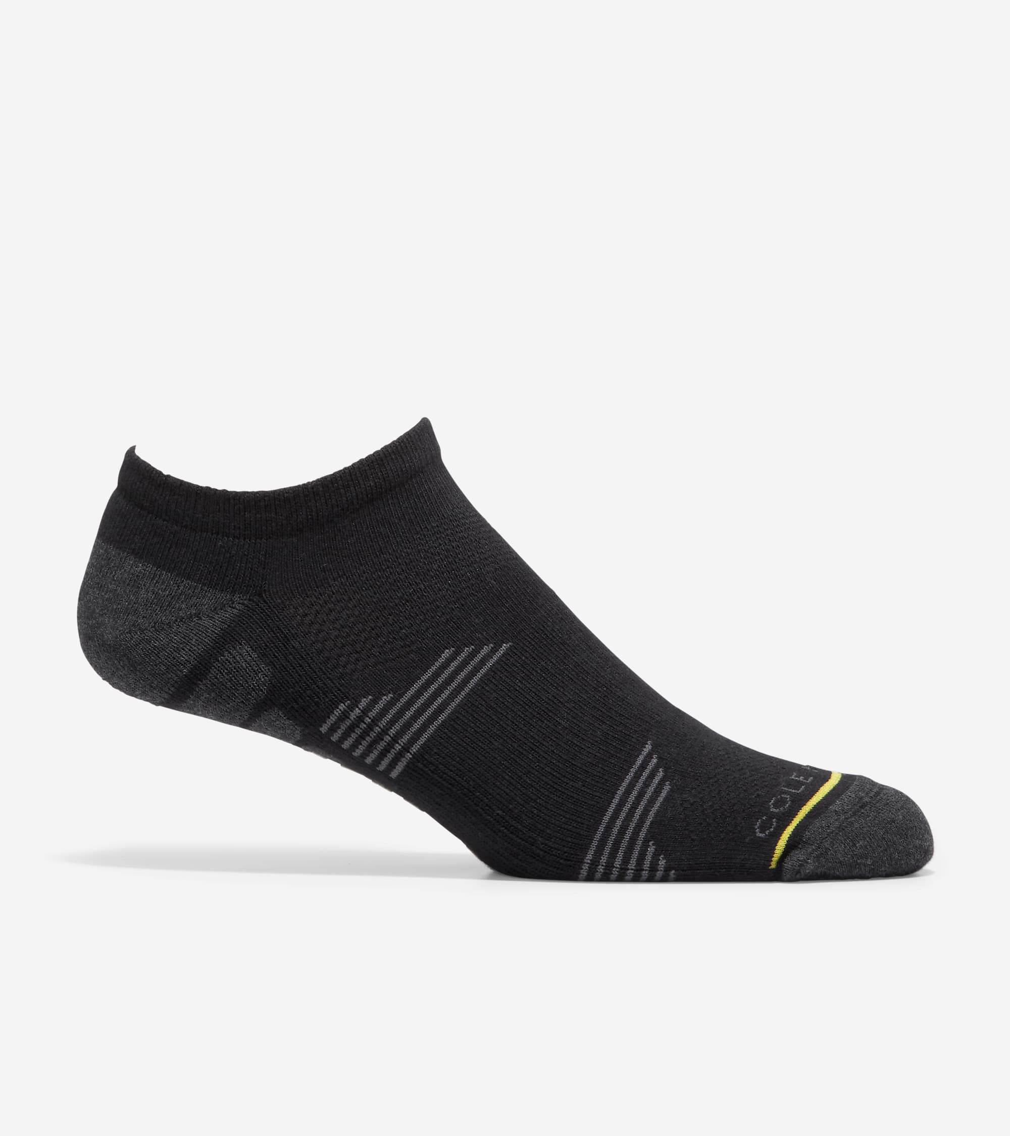 Men's ZERØGRAND Performance No-Show Socks in Black | Cole Haan