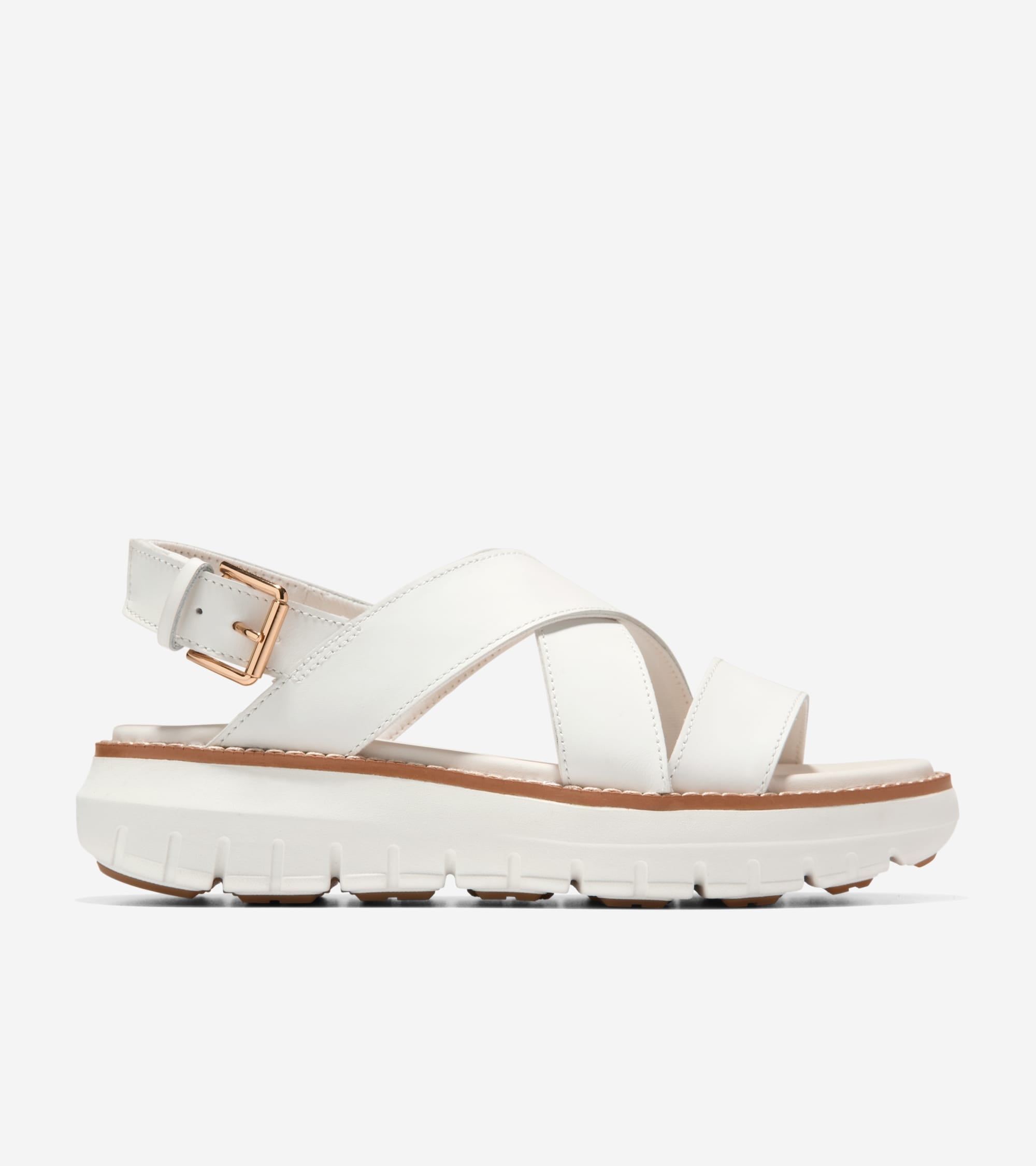 Women's ZERØGRAND Rexanna Sandals in White | Cole Haan