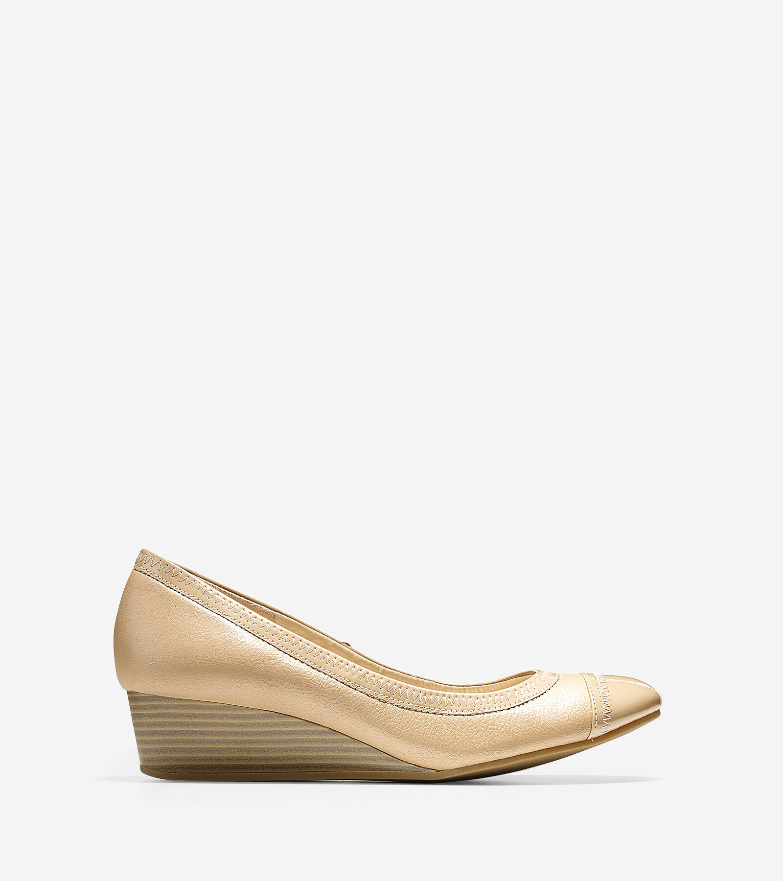 cole haan elsie cap toe wedge