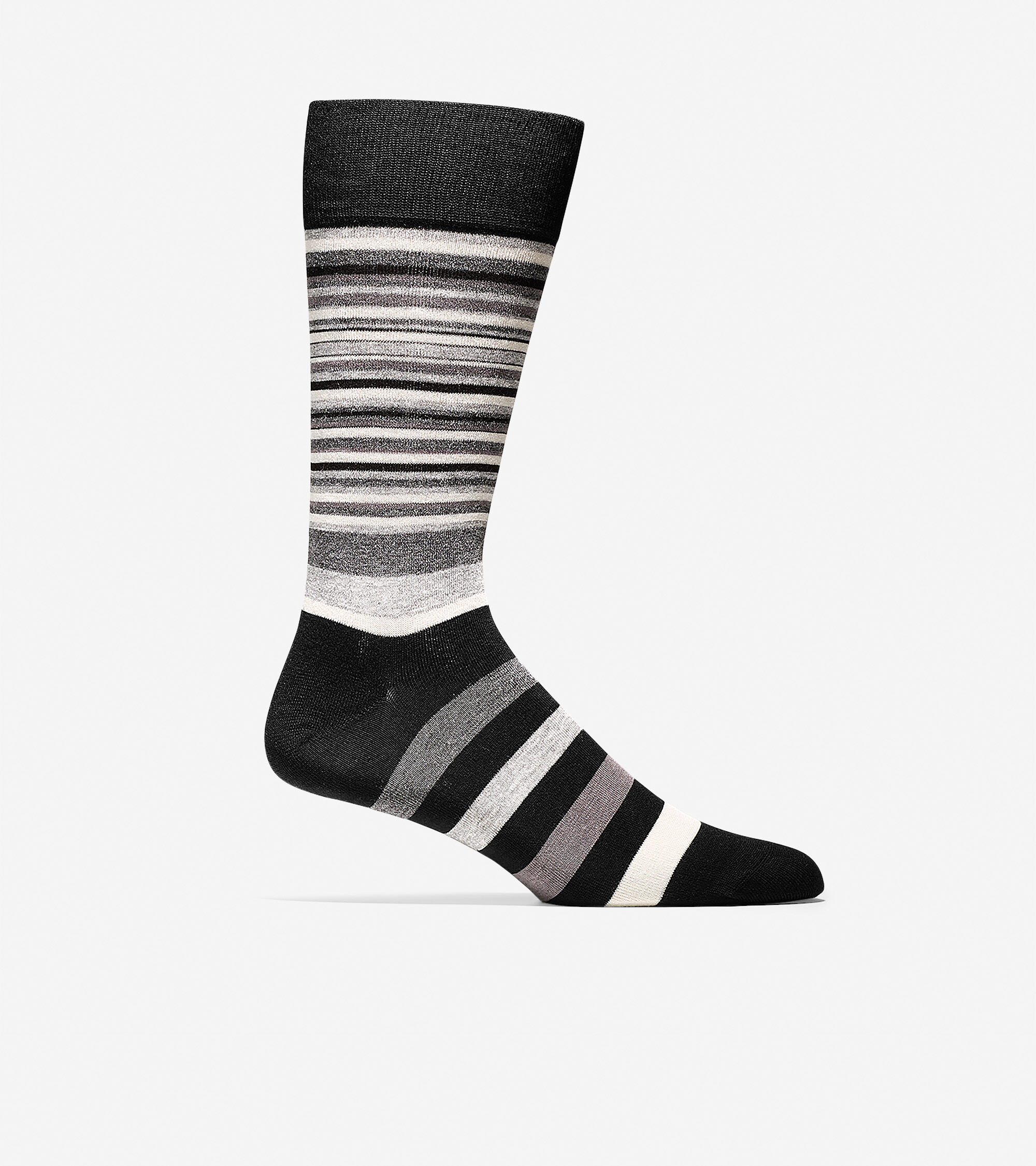 Cole Haan Town Striped Crew Socks