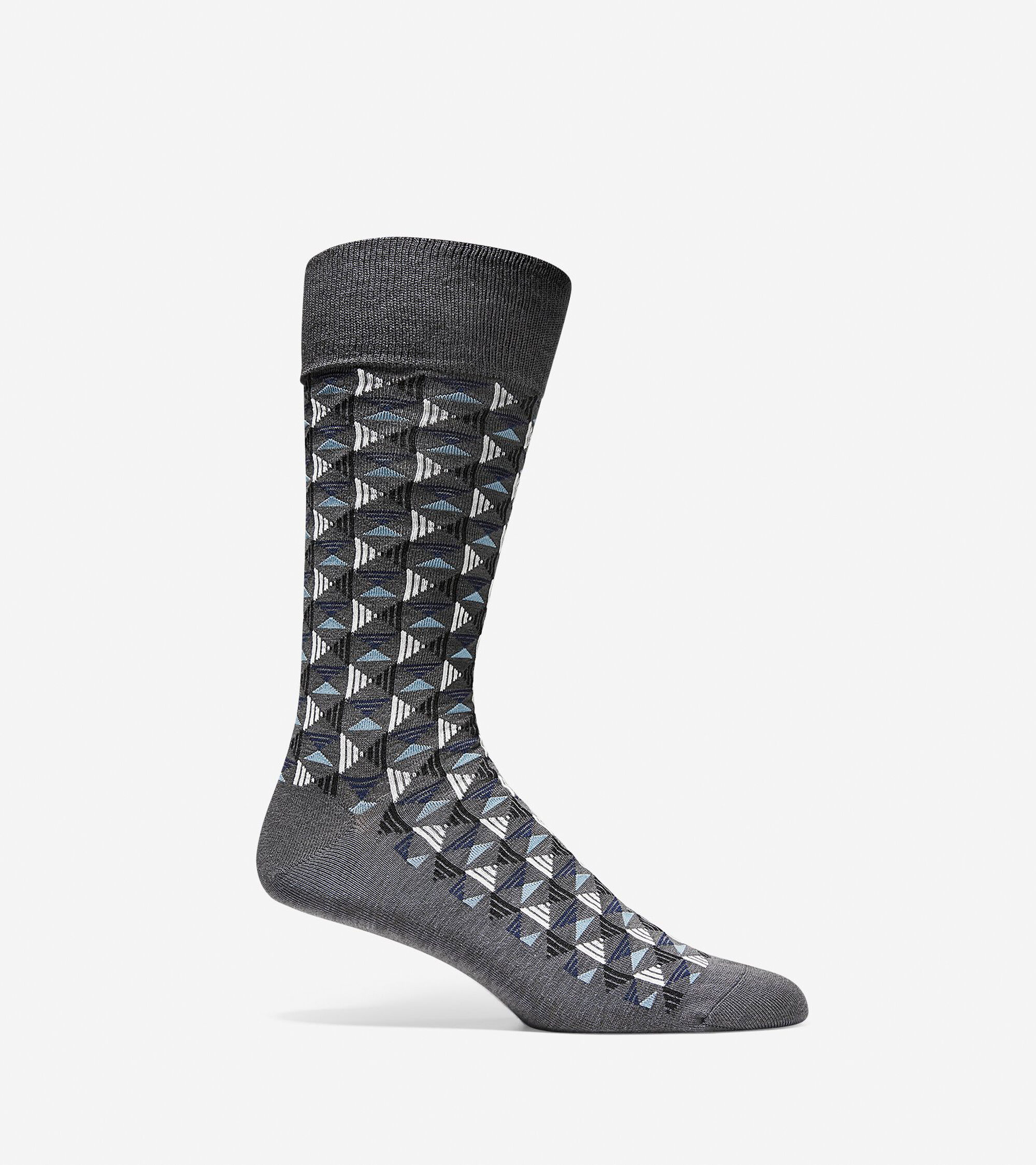 Cole Haan Corner Tab Neat Crew Socks
