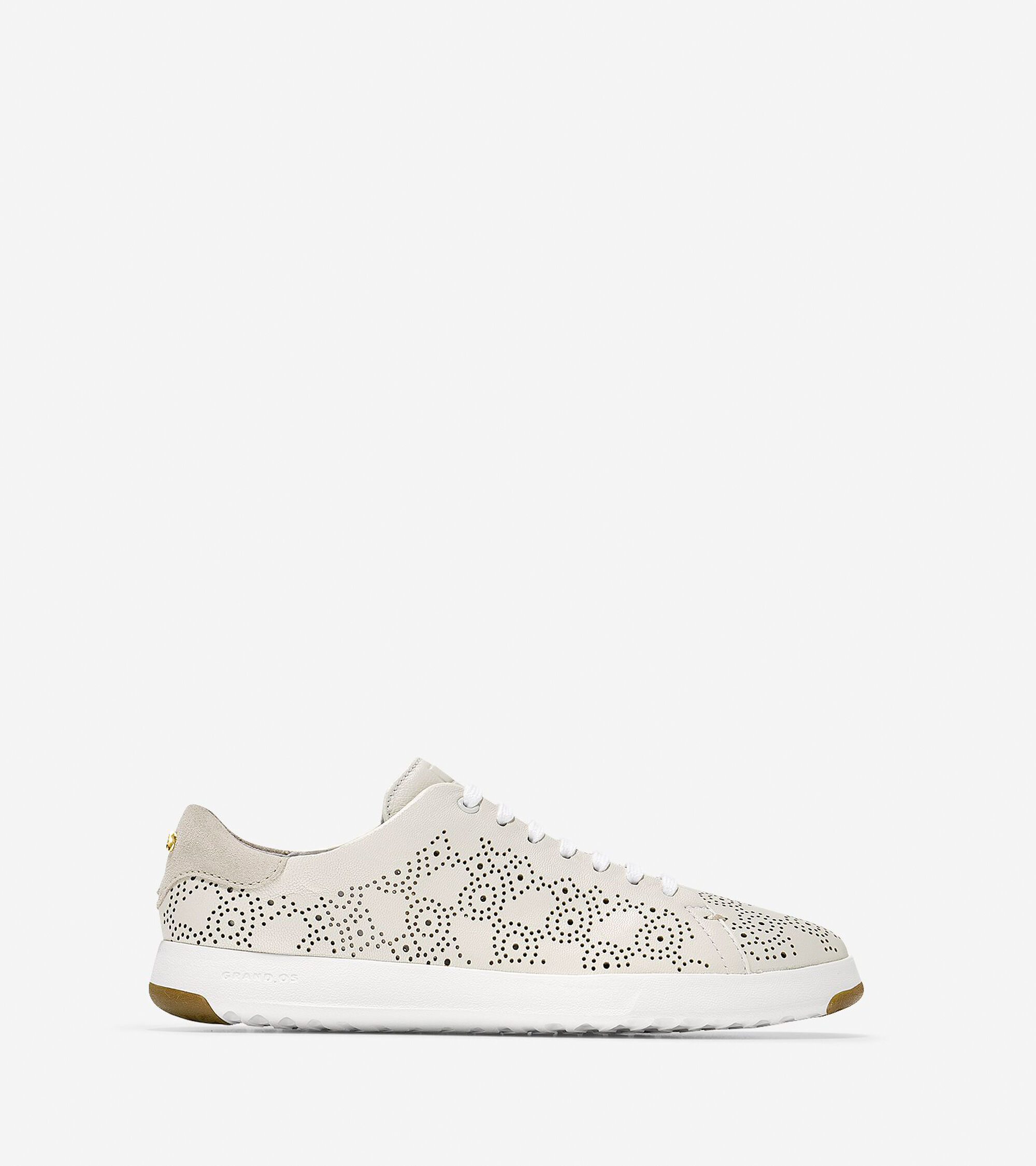 Cole Haan Womens GrandPro Paisley Perforated Tennis Sneaker