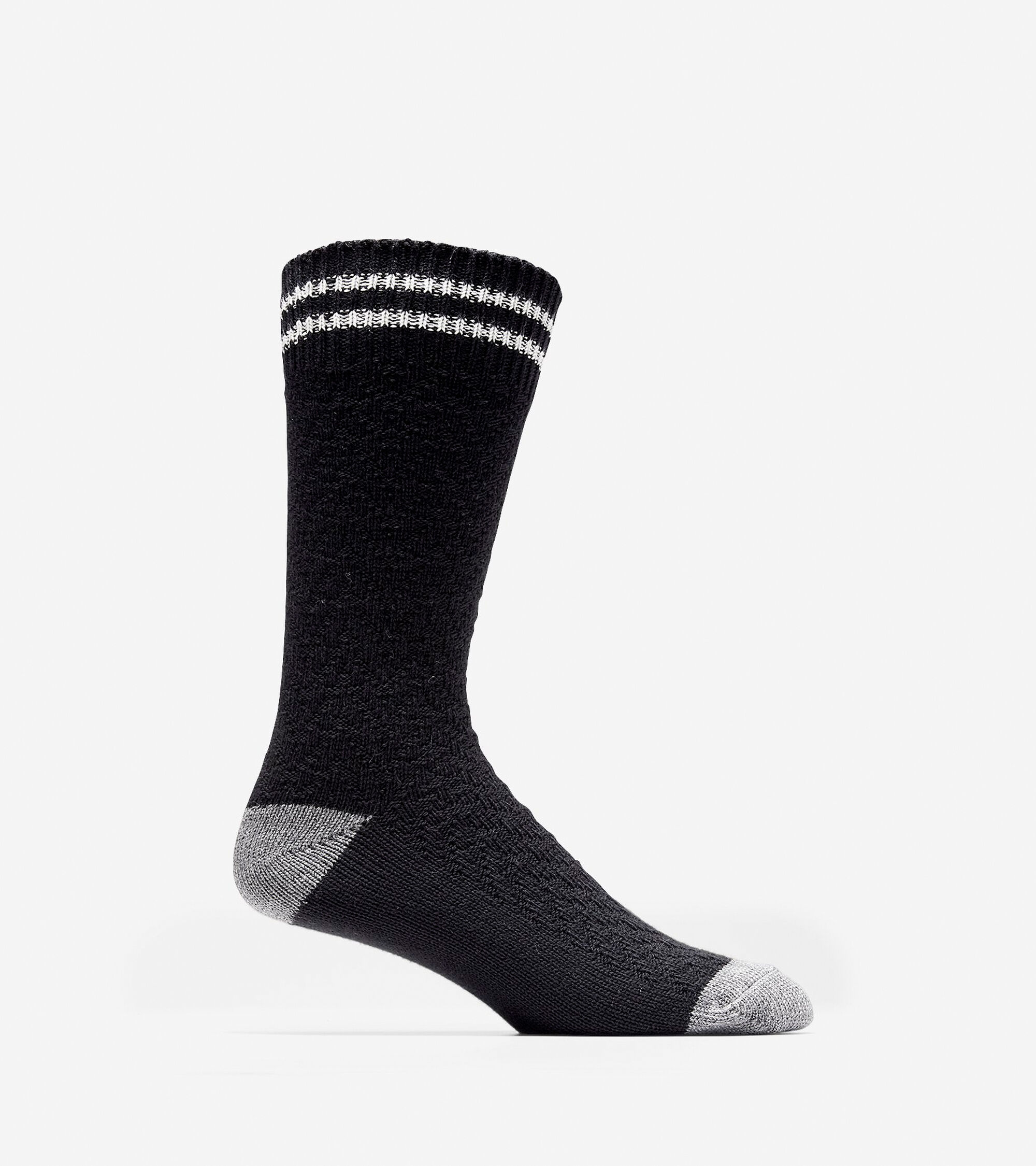 Cole Haan Men's Cotton Chevron Boot Socks