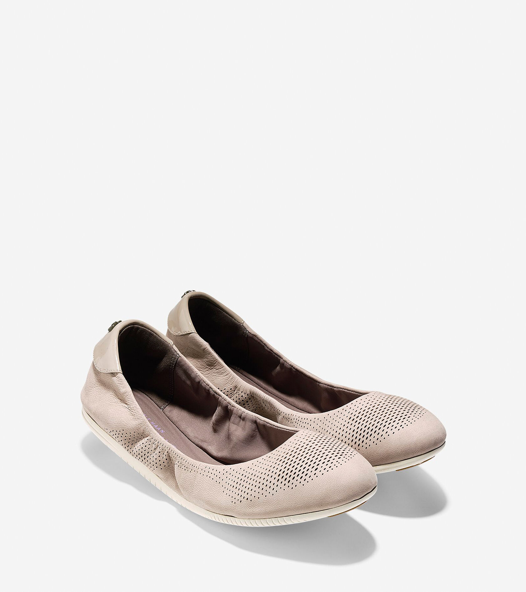 StudioGrand Packable Ballet Flats in Simply Taupe-Ivory | Cole Haan