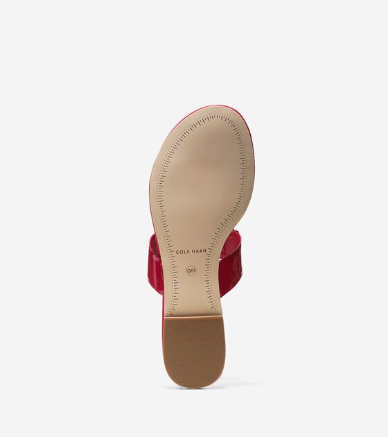 red bow sandals flat