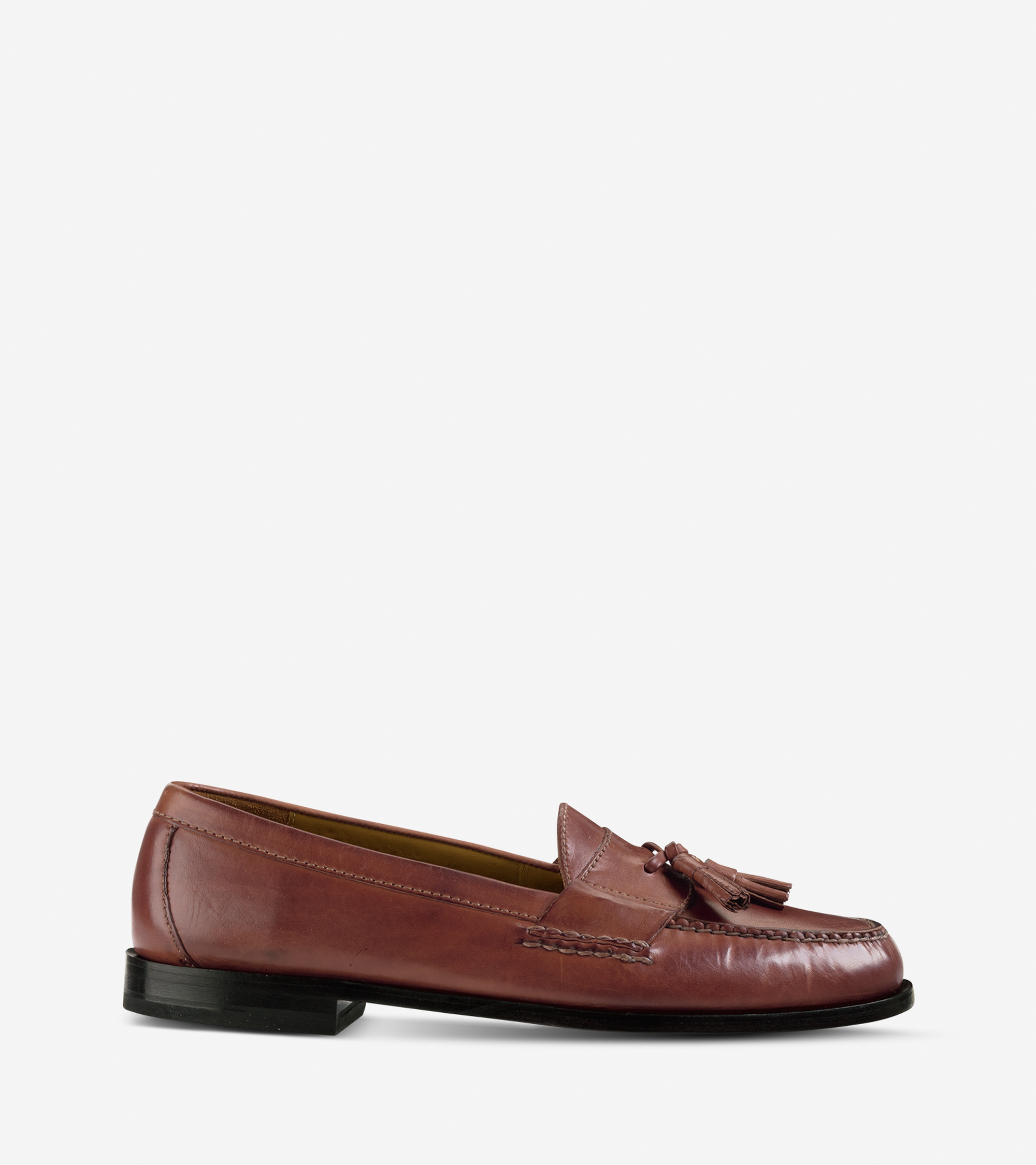 cole haan pinch tassel saddle tan