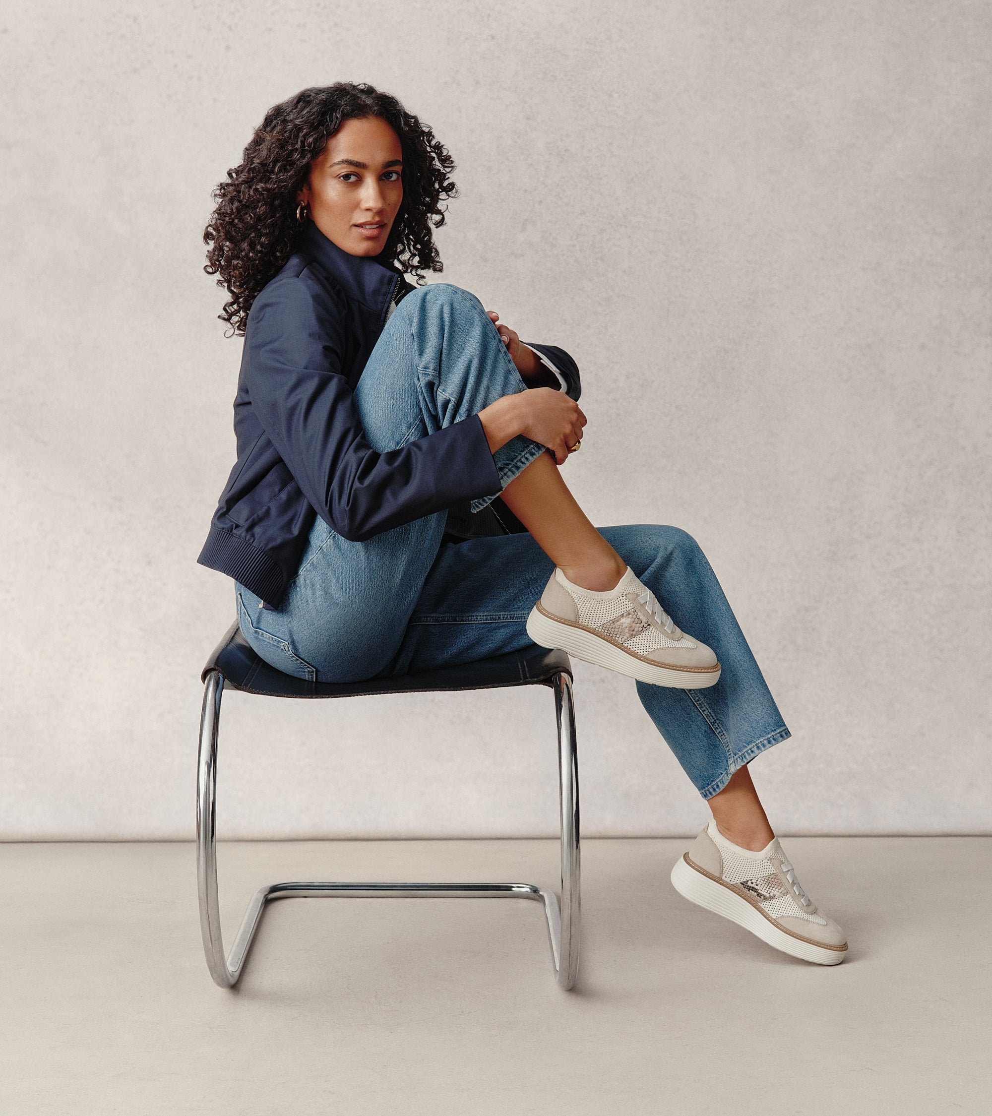Women's ØriginalGrand Max Stitchlite™ Platform Sneakers in Beige Women's ØriginalGrand Max Stitchlite™ Platform Sneakers in Beige