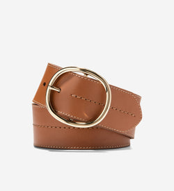 Women's Laced Centerbar Belt-Tan