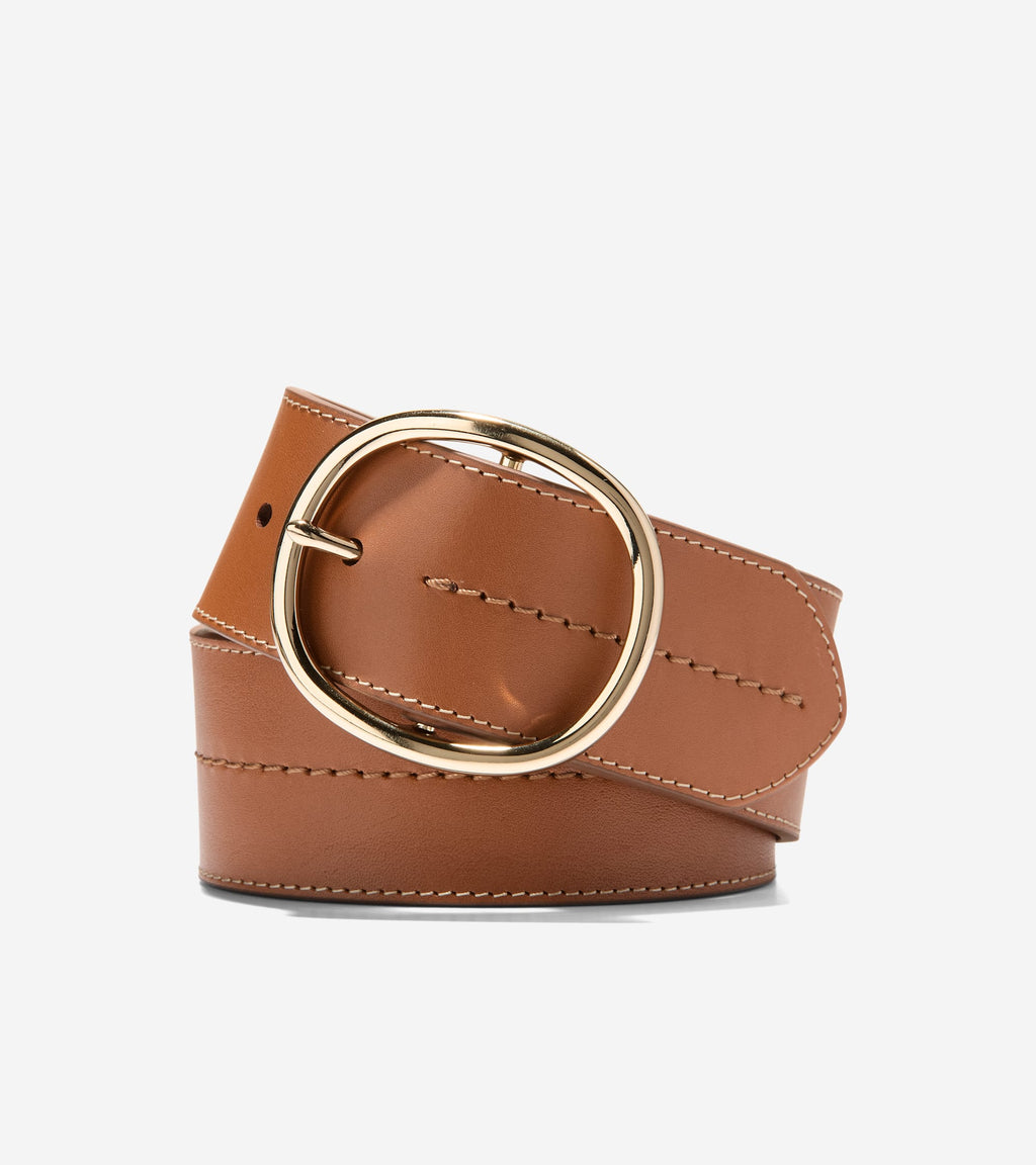 Women's Laced Centerbar Belt-Tan
