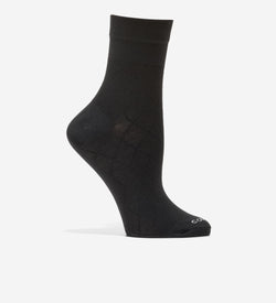 Women's Microfiber Anklet Socks-Black
