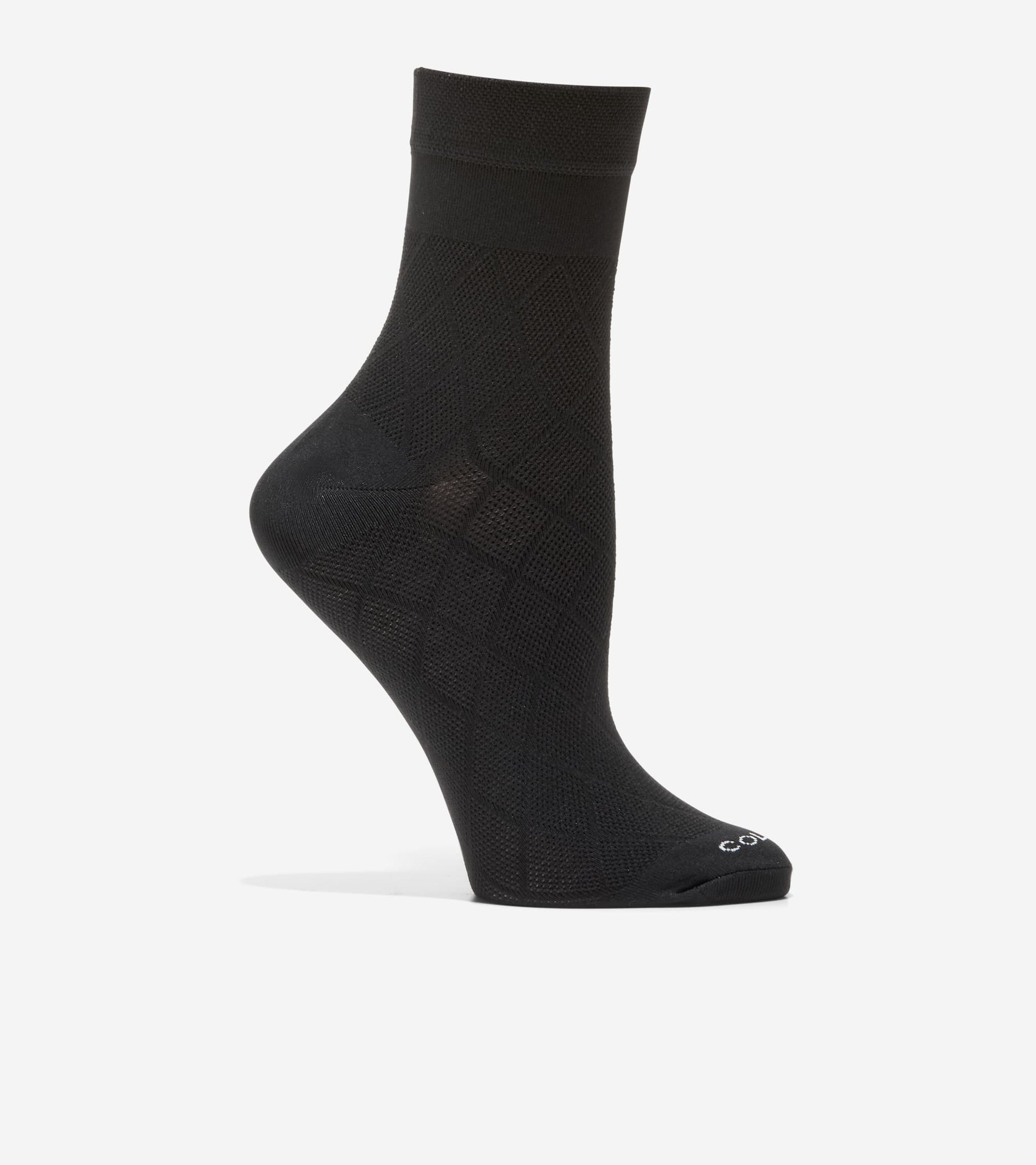 Women's Microfiber Anklet Socks-Black