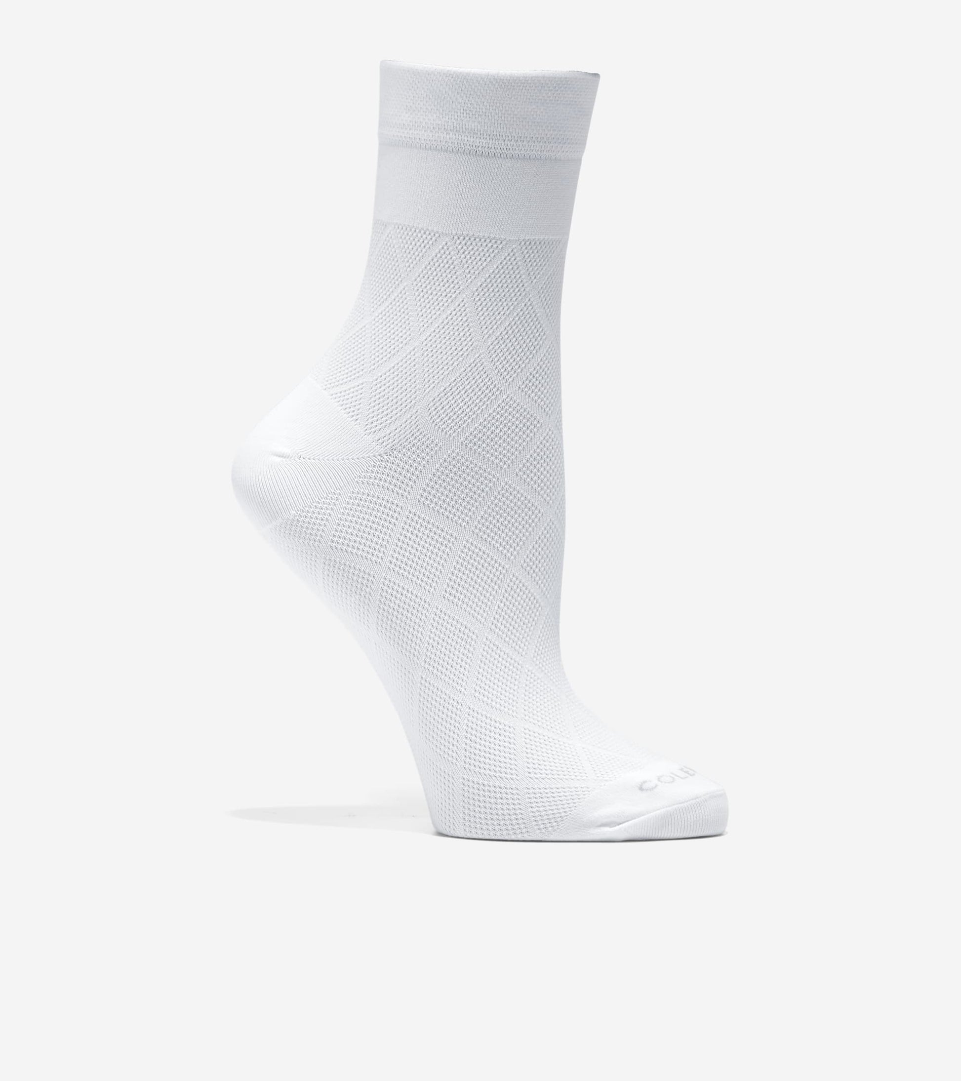 Women's Microfiber Anklet Socks-White
