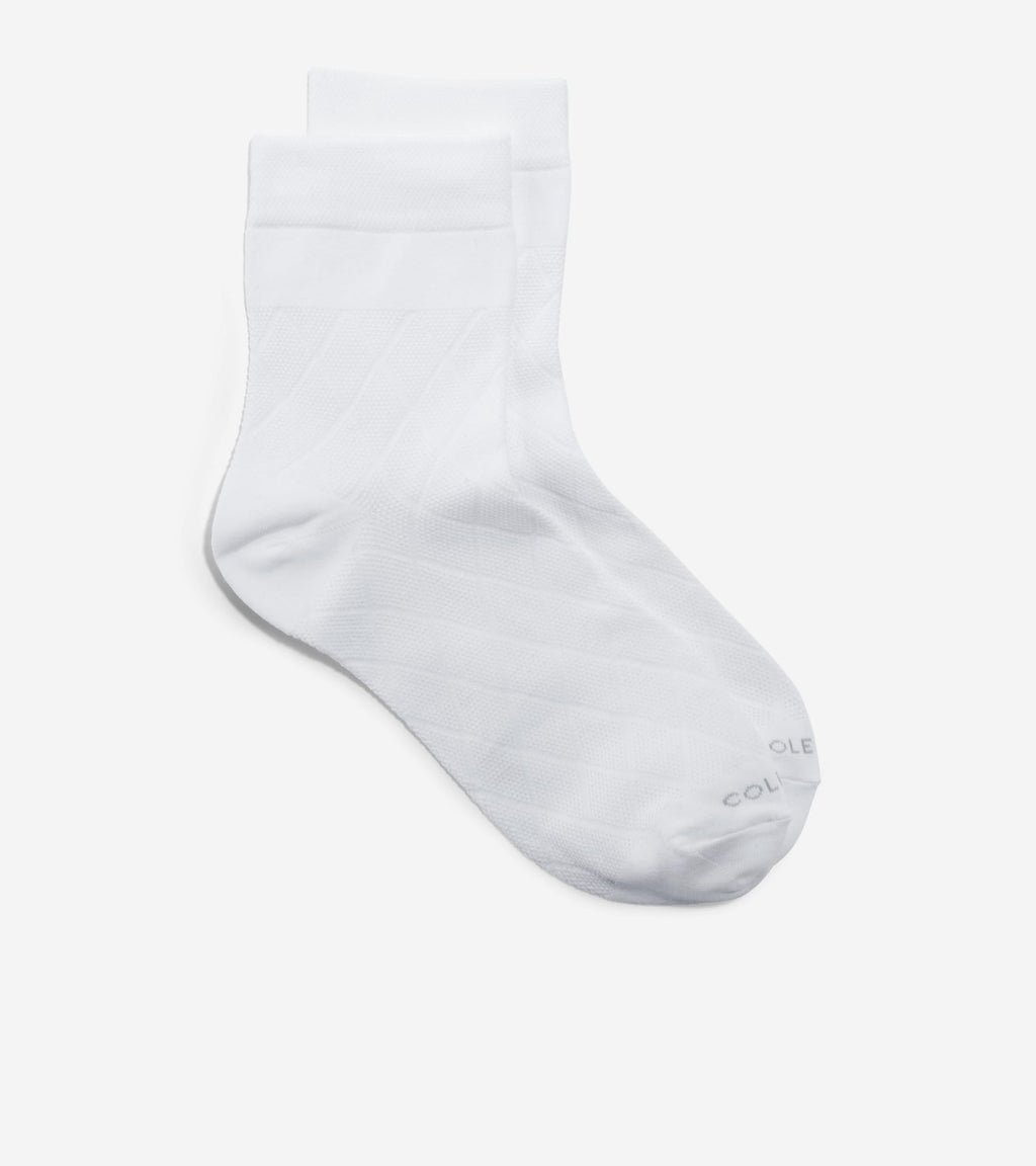 Women's Microfiber Anklet Socks-White