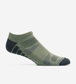 Men's Performance No Show Socks-Green