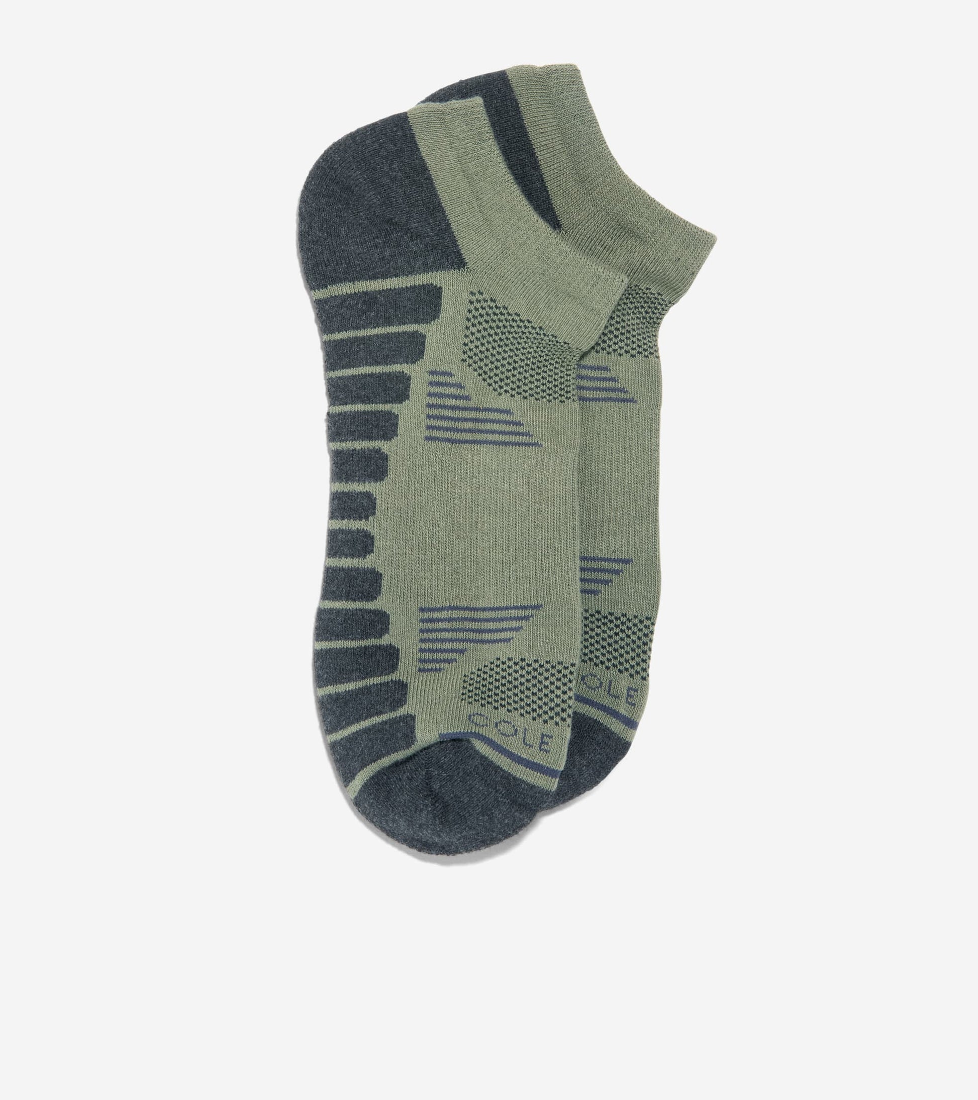 Men's Performance No Show Socks-Green