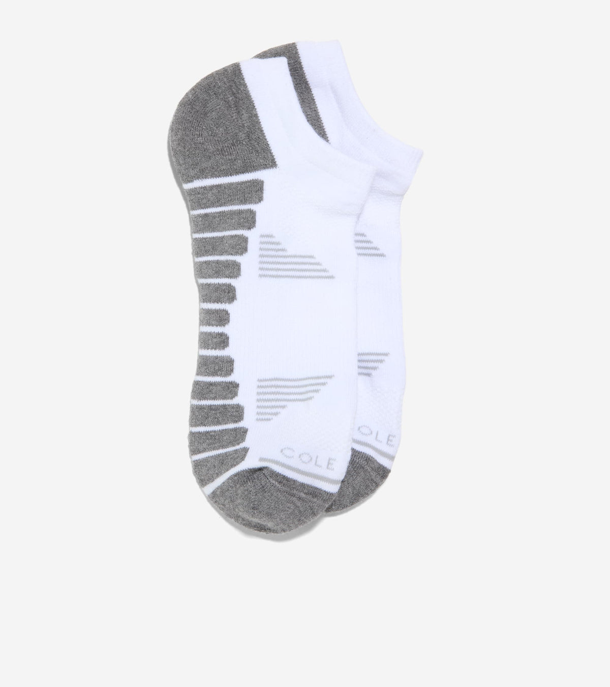Men's Performance No Show Socks-White