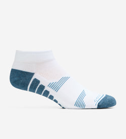 Men's Performance Quarter Socks-White