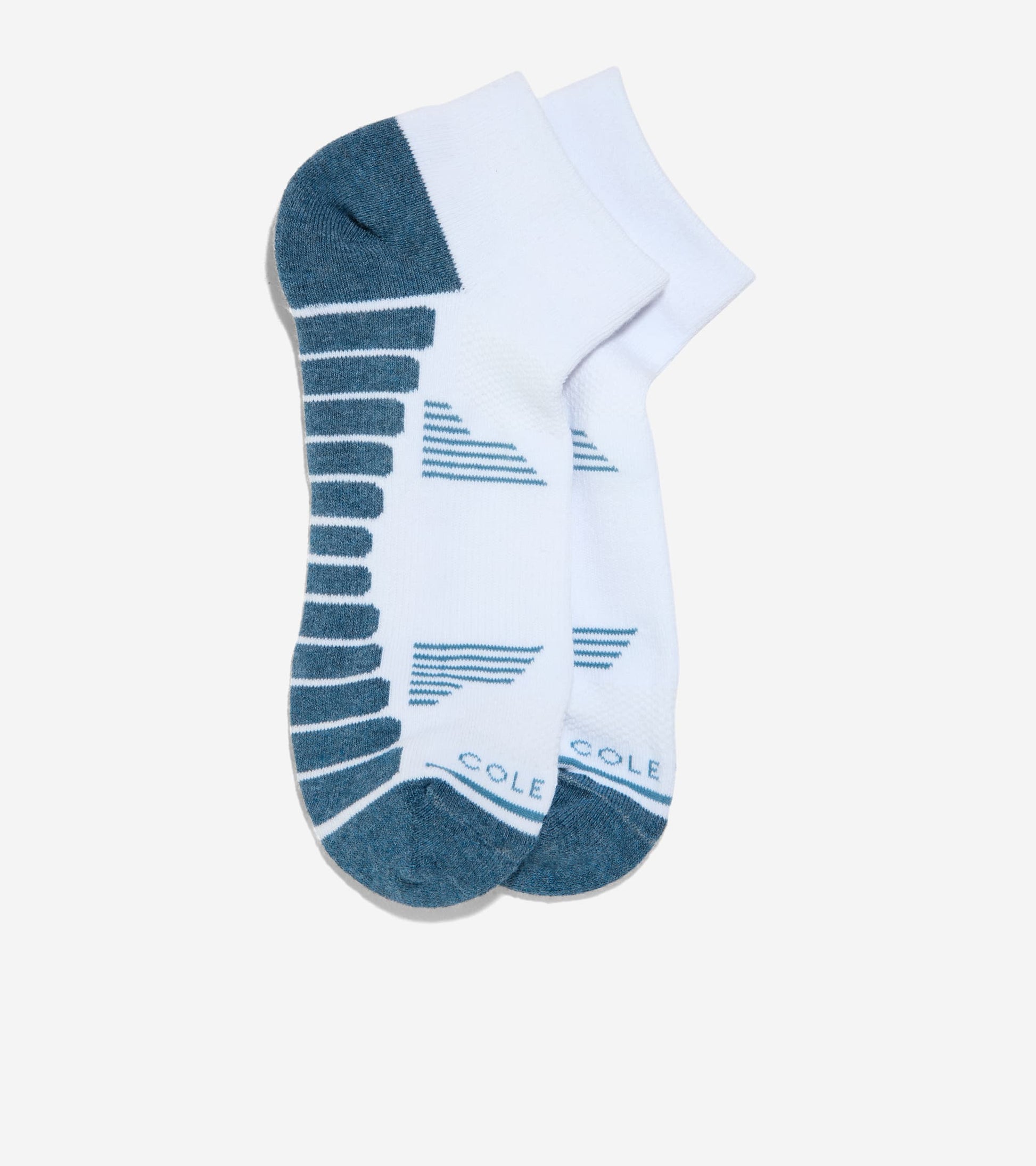 Men's Performance Quarter Socks-White