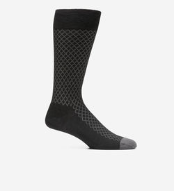 Men's Warm Shield Dress Crew Socks-Black