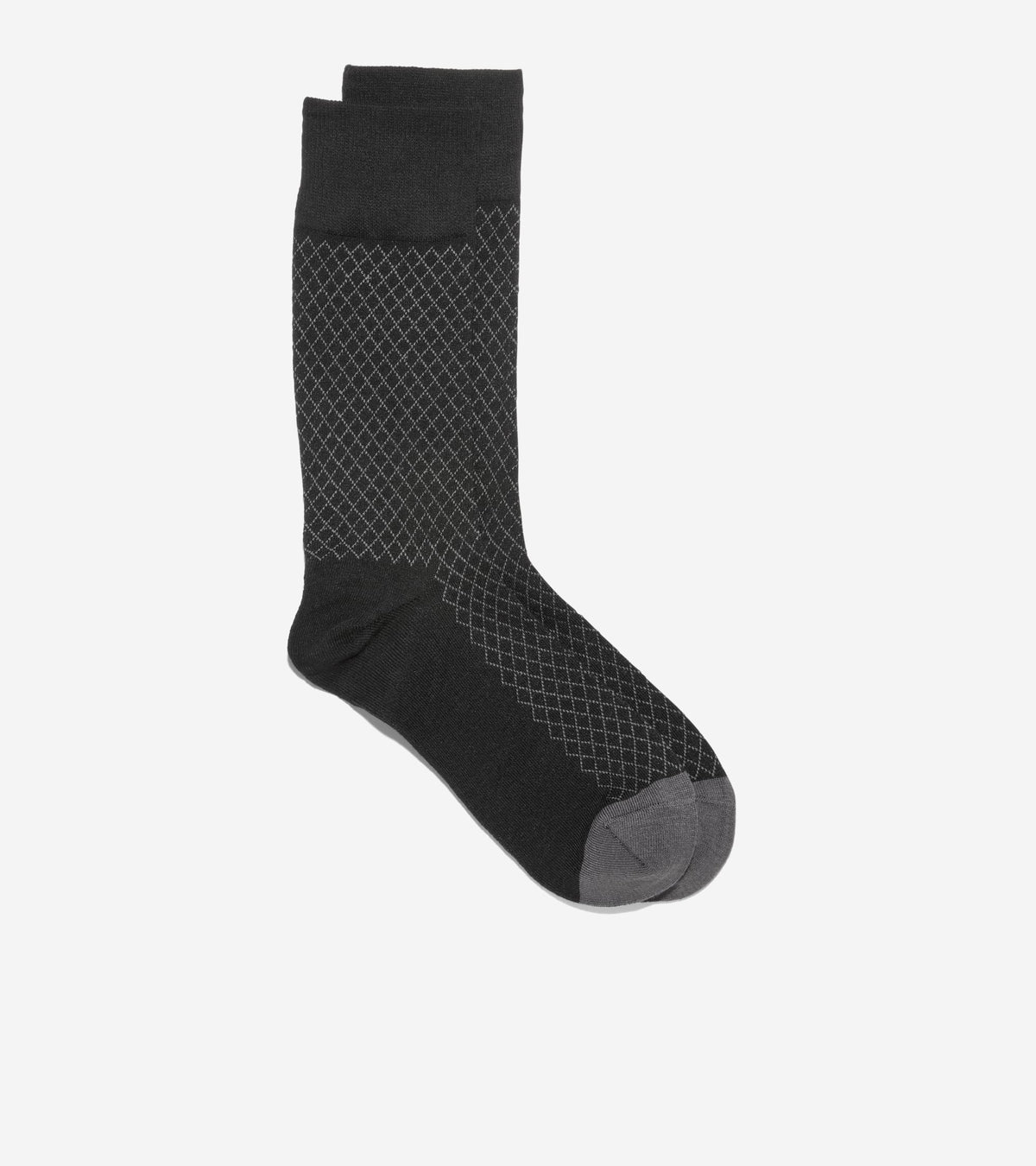 Men's Warm Shield Dress Crew Socks-Black
