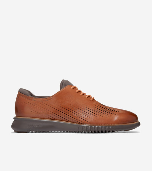 Cole Haan 2.ZEROGRAND Laser Wingtip Oxford British Tan Java Men's Brown / 15 / W