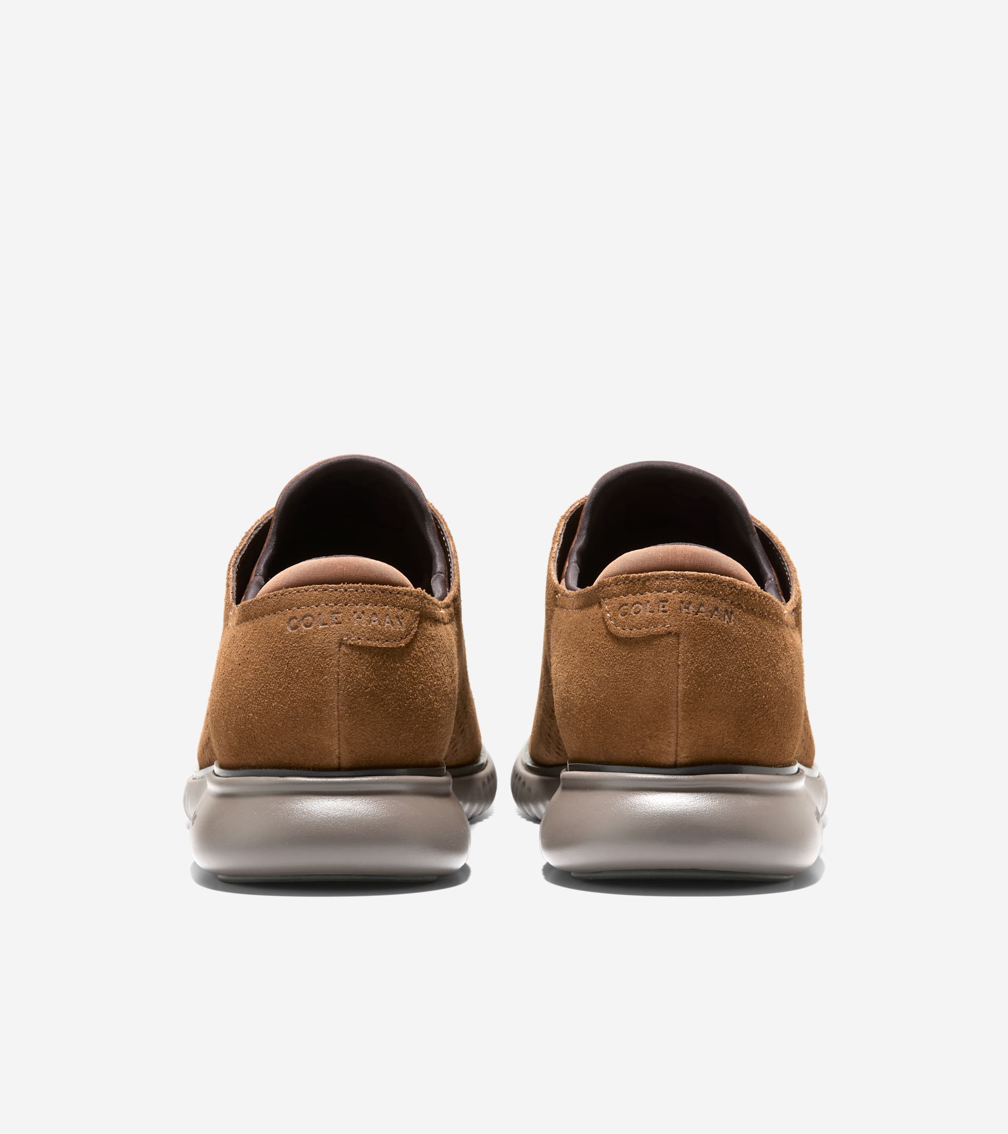 Men's 2.ZERØGRAND Laser Wingtip Oxfords in Brown | Cole Haan