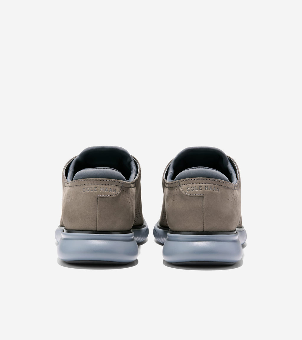 Men's 2.ZERØGRAND Laser Wingtip Oxfords-Ironstone-Turbulence