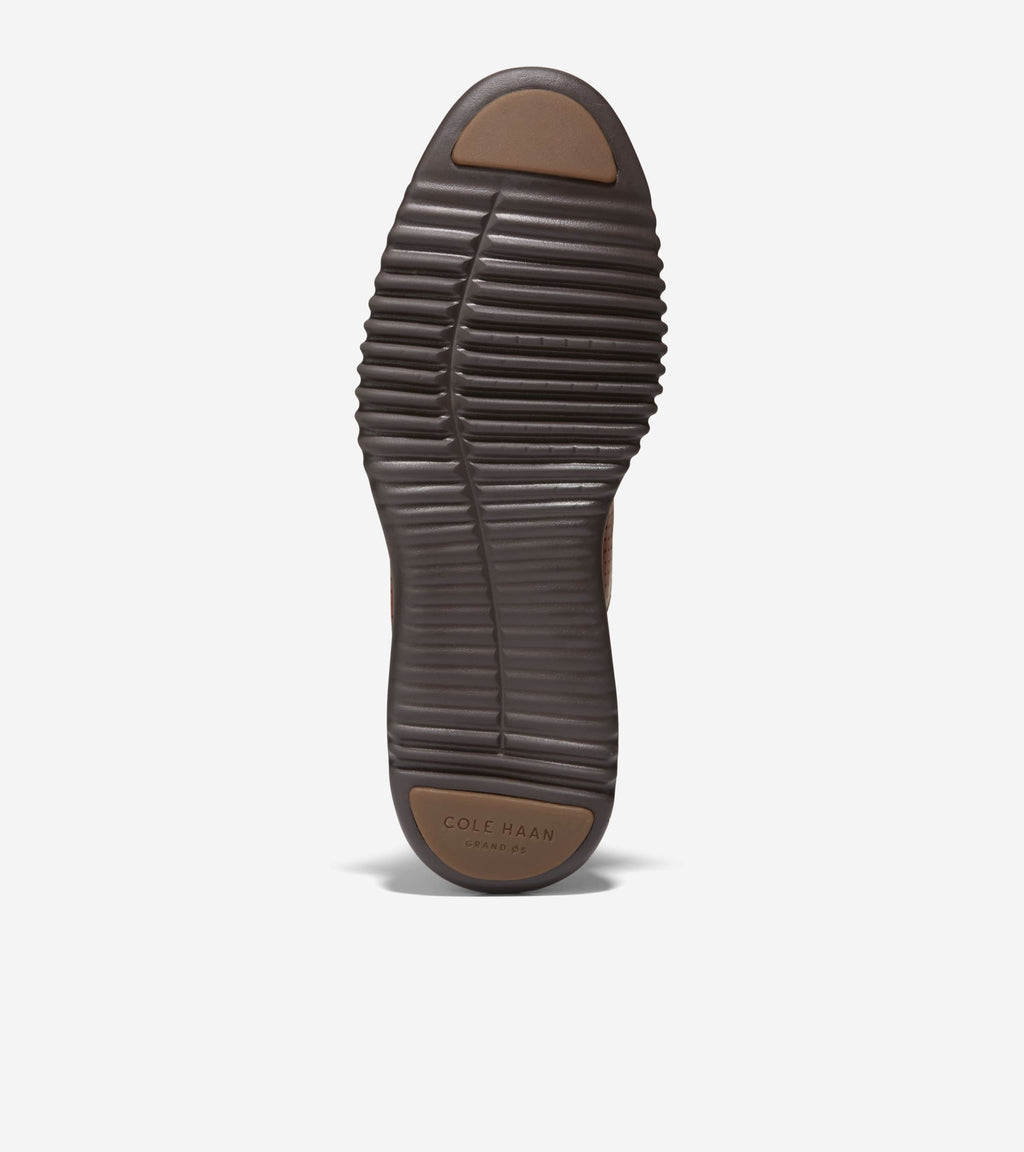 Men's 2.ZERØGRAND Laser Wingtip Oxfords-British Tan-Java