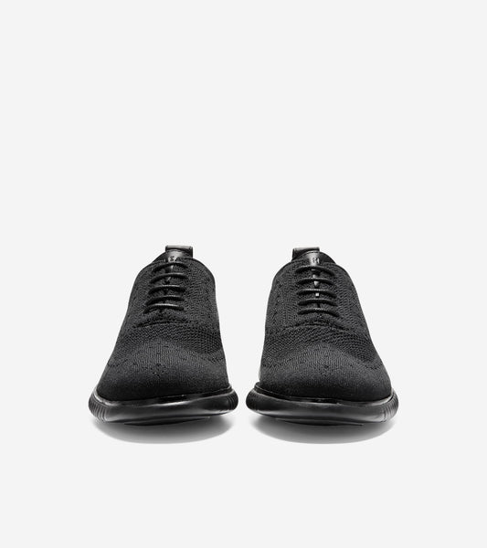Cole Haan Zerogrand Stitchlite Oxford Mens‎ 13 Black Gray Wingtip C27553 Men main image 3
