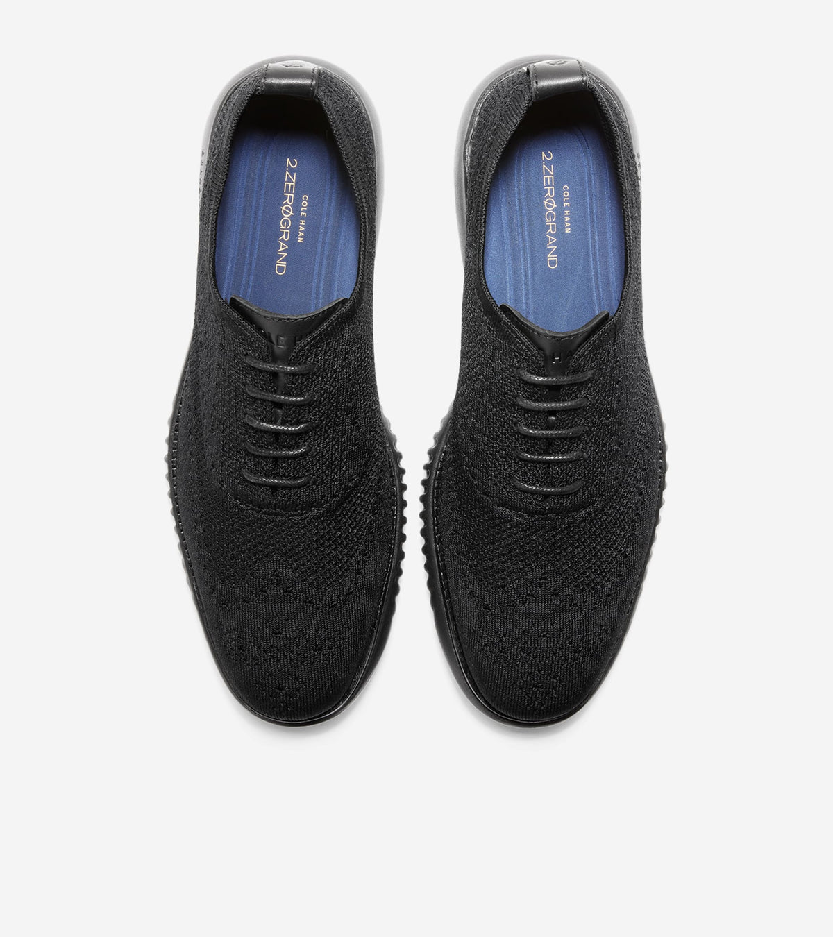 Cole Haan 2.Zerogrand Laser Wingtip Oxford Black Mens 10M Stitchlite Sneaker Men main image 3