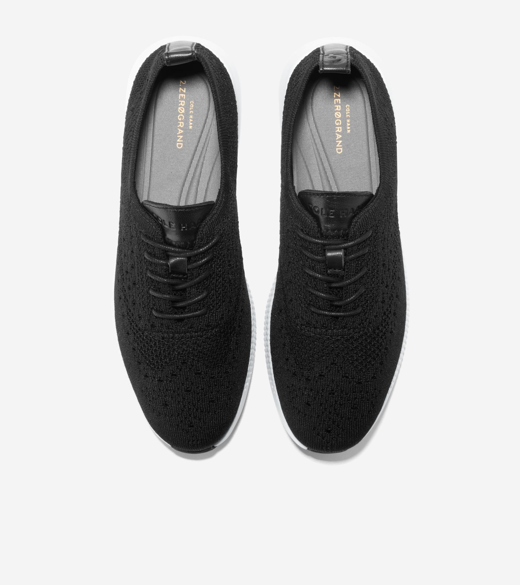 Women's 2.ZERØGRAND Stitchlite™ Wingtip Oxfords in Black | Cole Haan