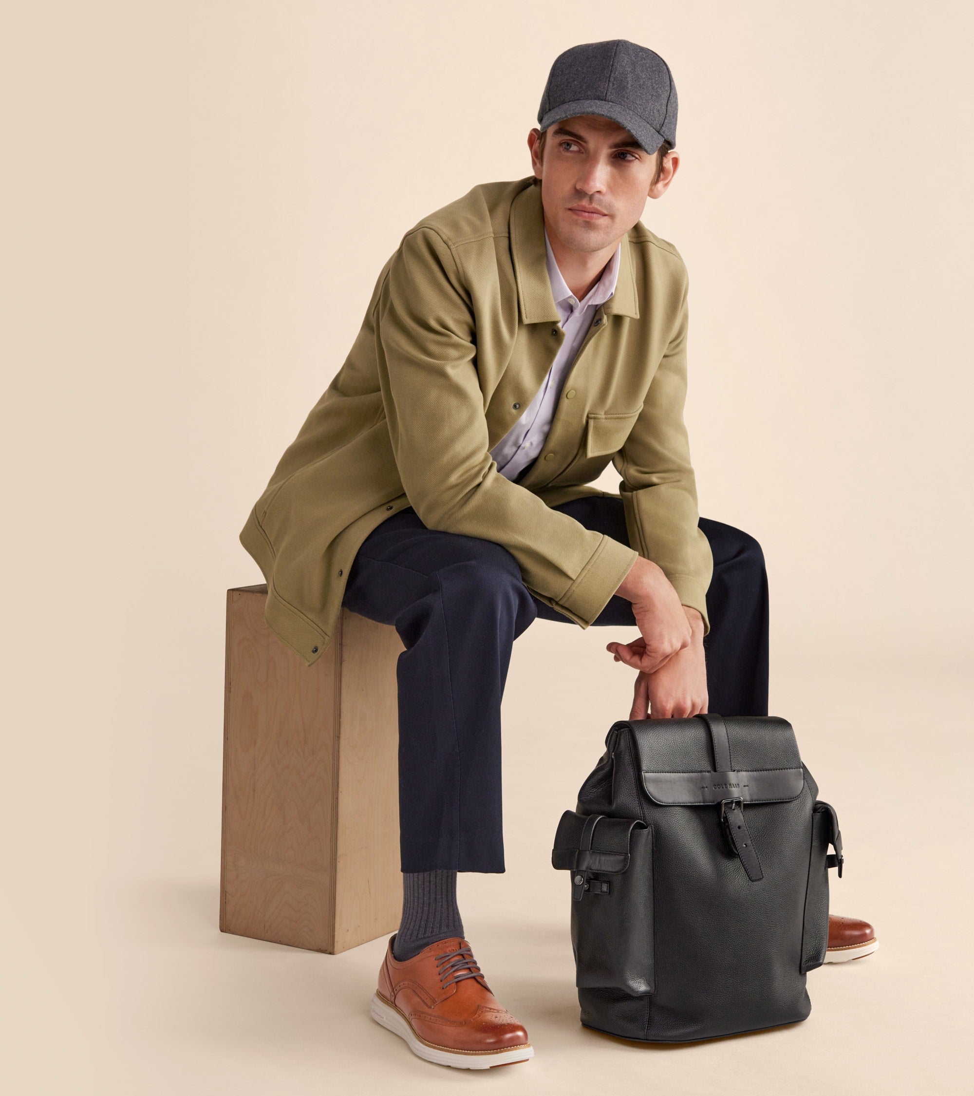 Triboro Rucksack in Black | Cole Haan