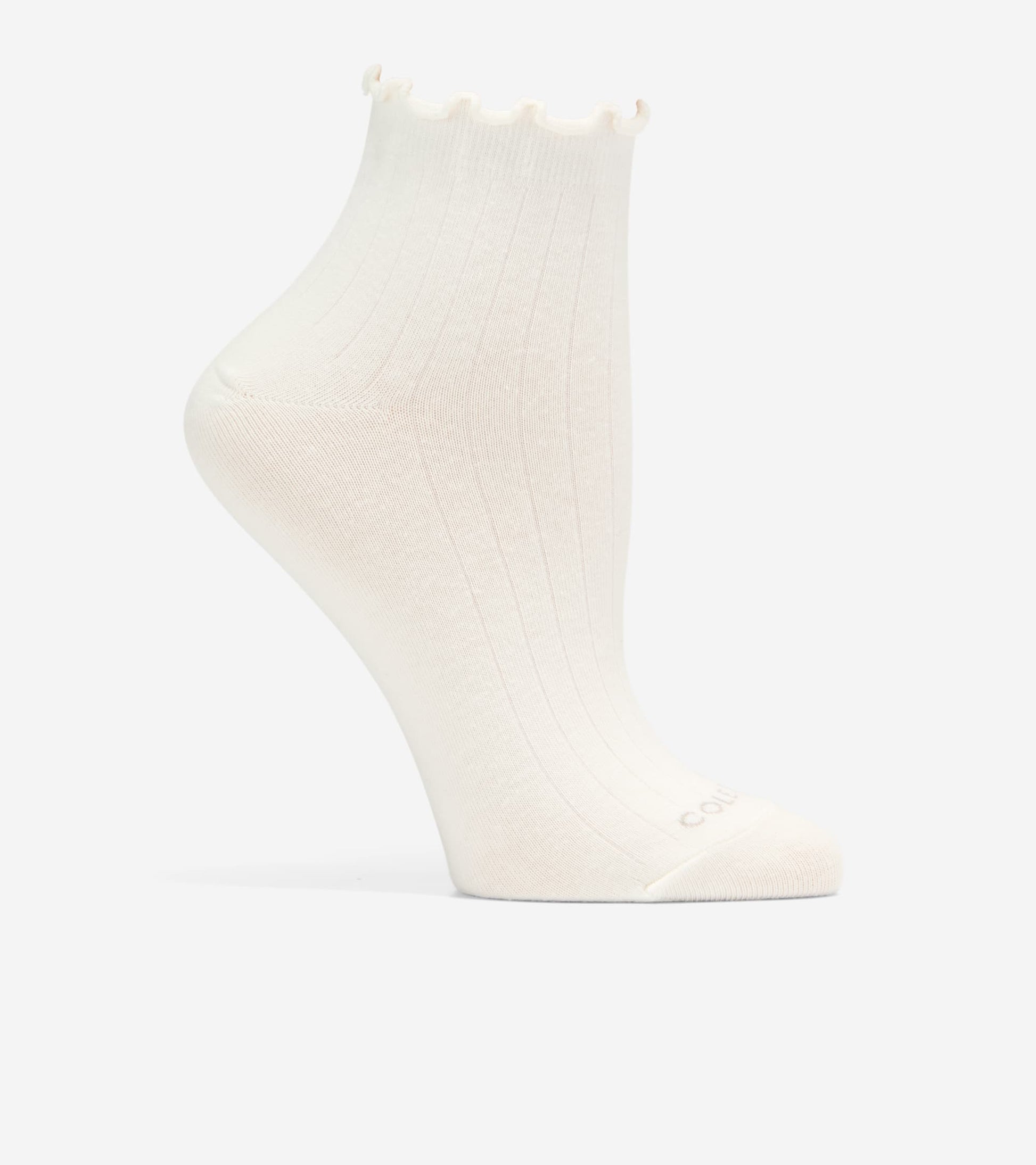 Women's 2-Pair Ruffle Quarter Socks-Olive Assorted
