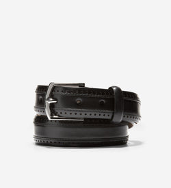 Dawson 32mm Perforated Belt-Black