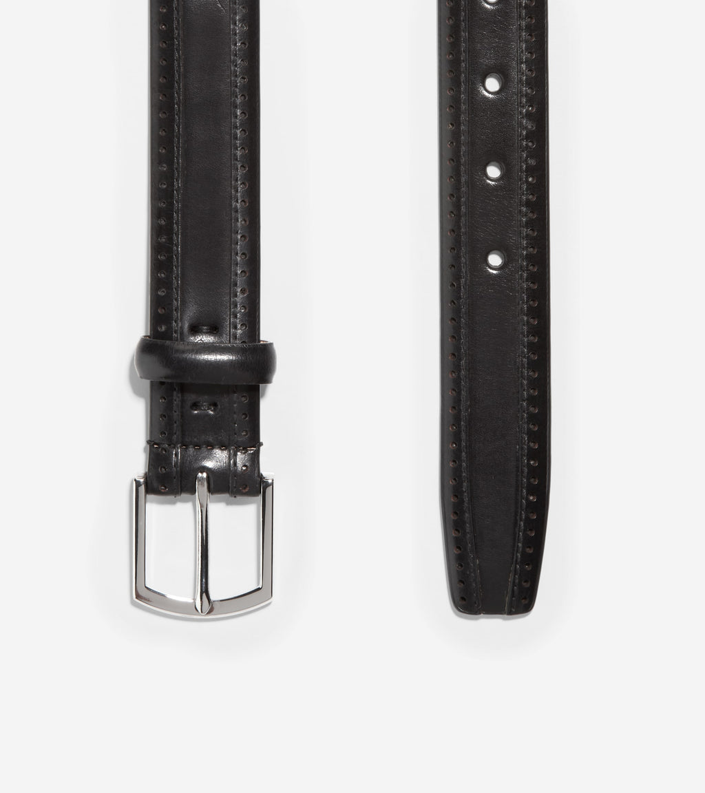 Dawson 32mm Perforated Belt-Black