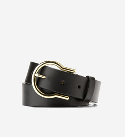 Women's Hinged Buckle Belt-Black
