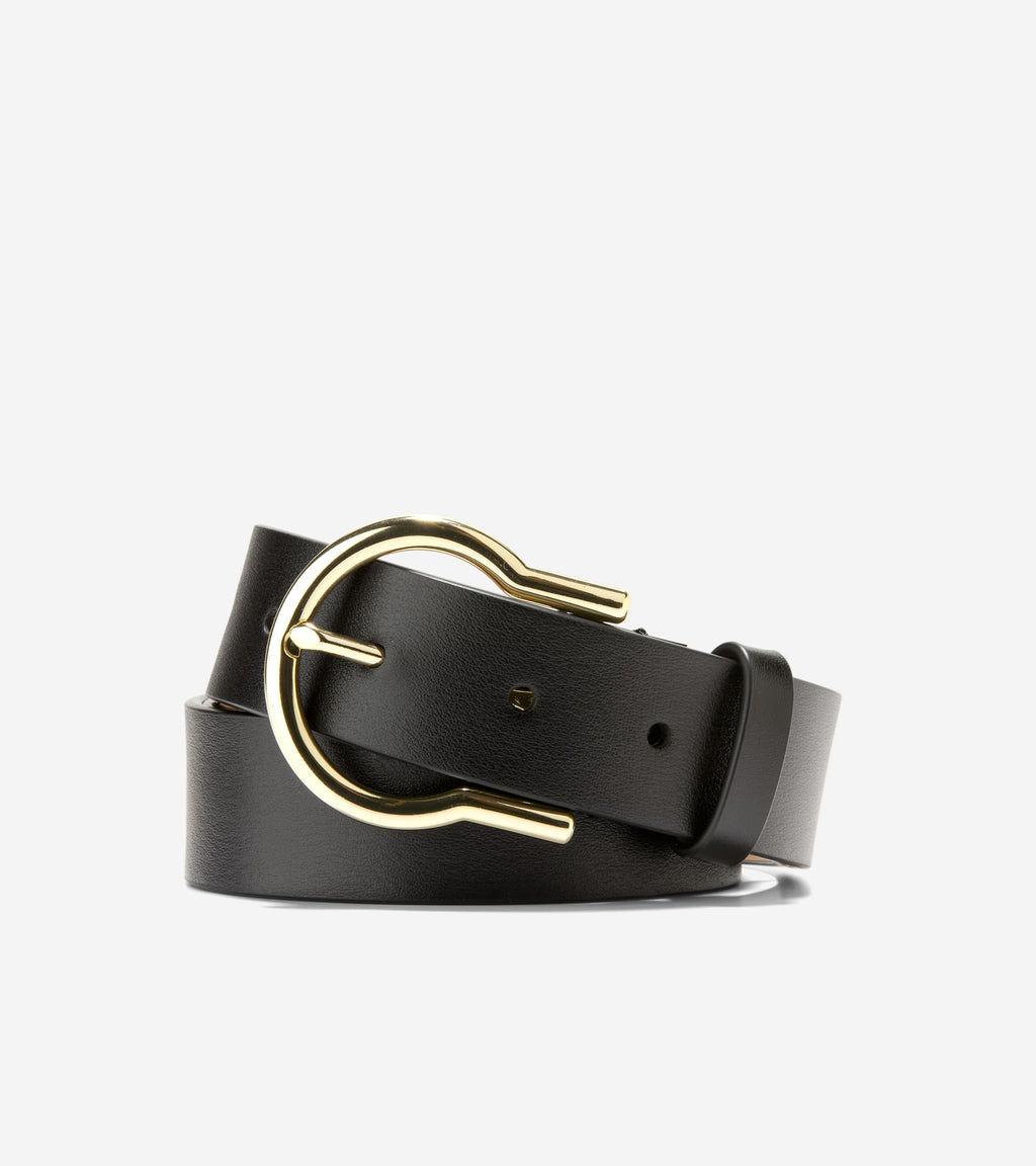 Women's Hinged Buckle Belt-Black