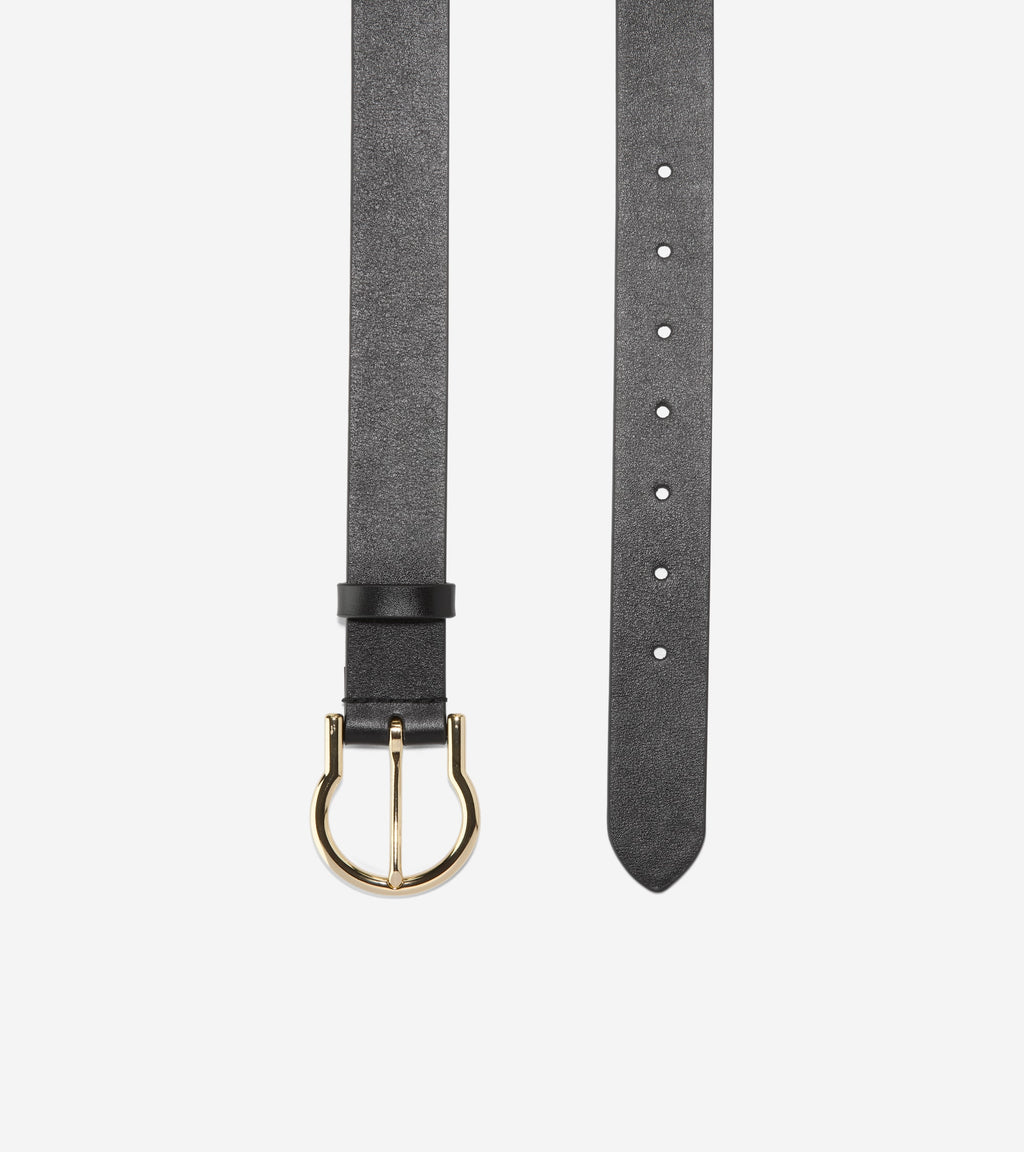 Women's Hinged Buckle Belt-Black