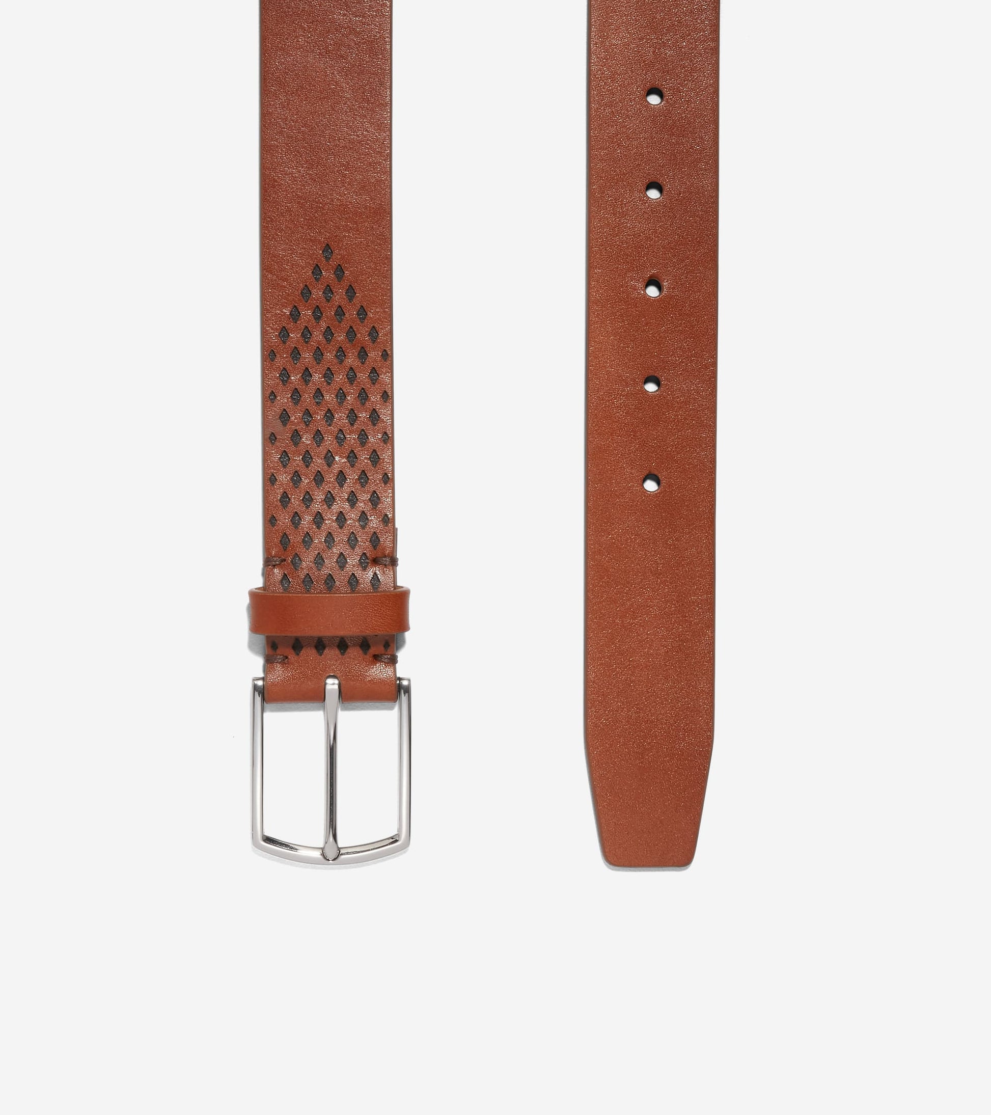 Washington Perforated 35mm Belt-British Tan