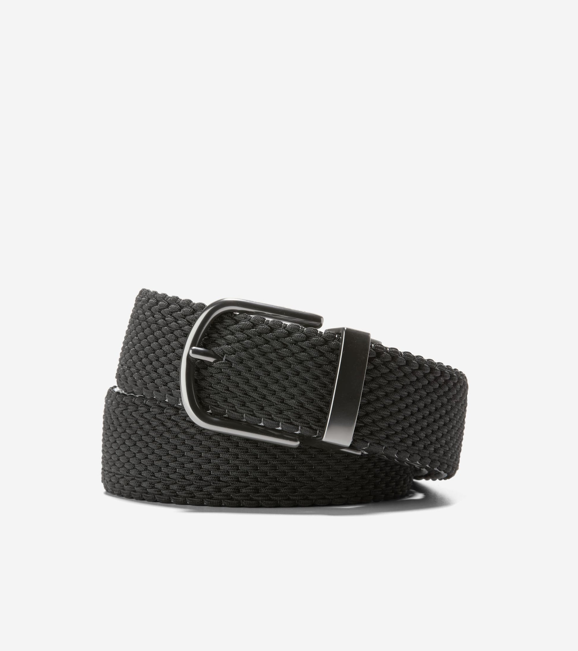Men's Reversible Stretch Belt-Black-Gray