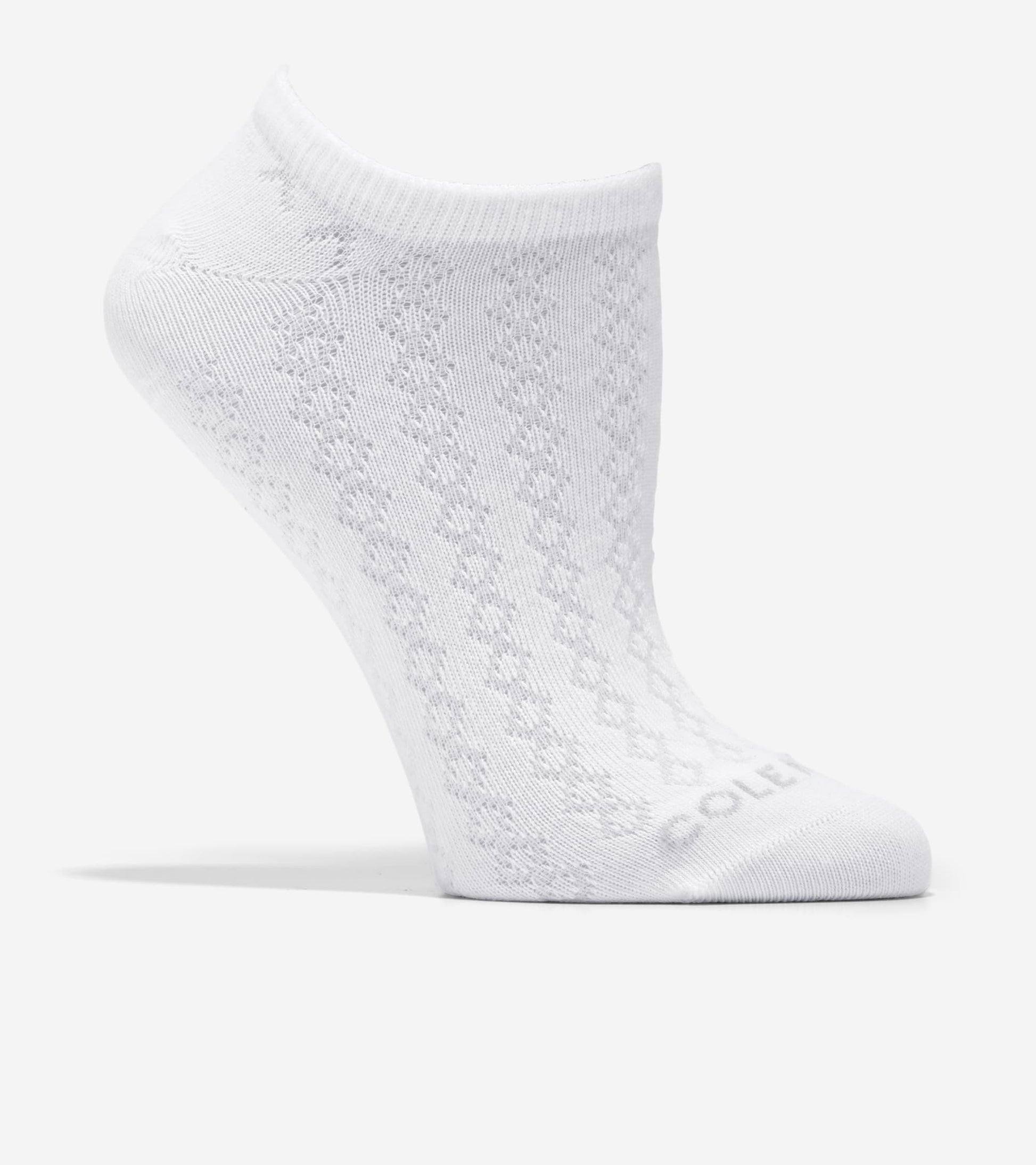 Women's 3-Pair Diamond Textured Super Soft Low Cut Socks-White Assorted